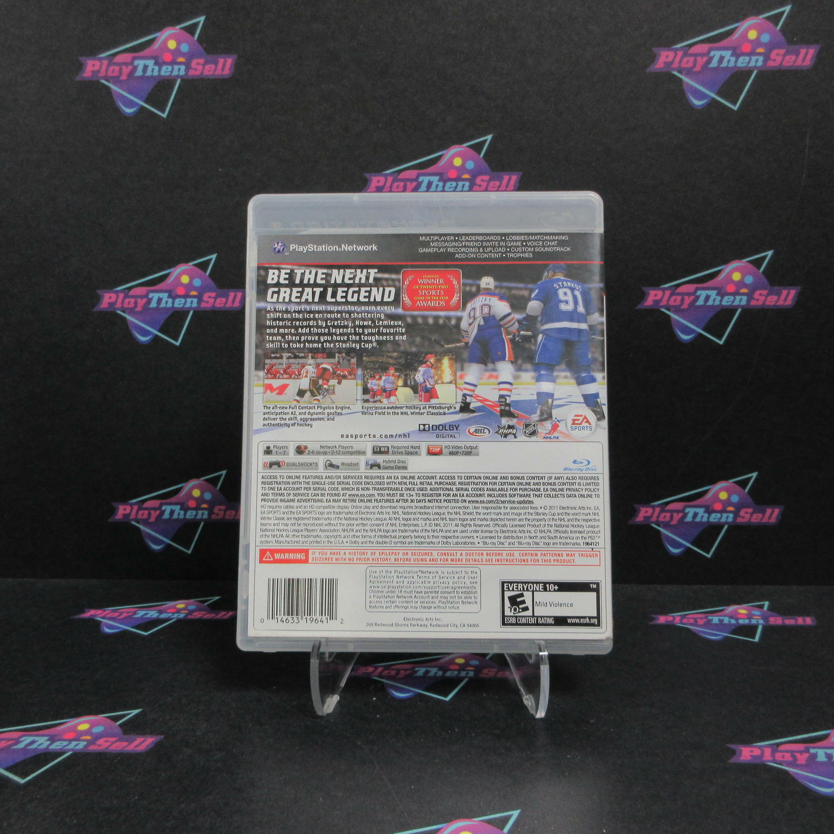 NHL 12 PS3 PlayStation 3 Complete - Very Good