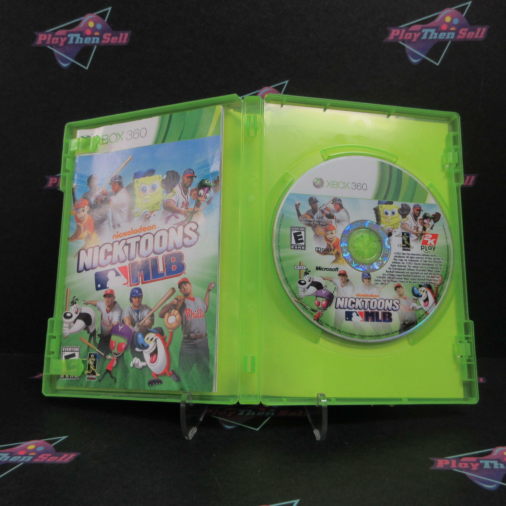 Nicktoons MLB Xbox 360 Complete - Very Good