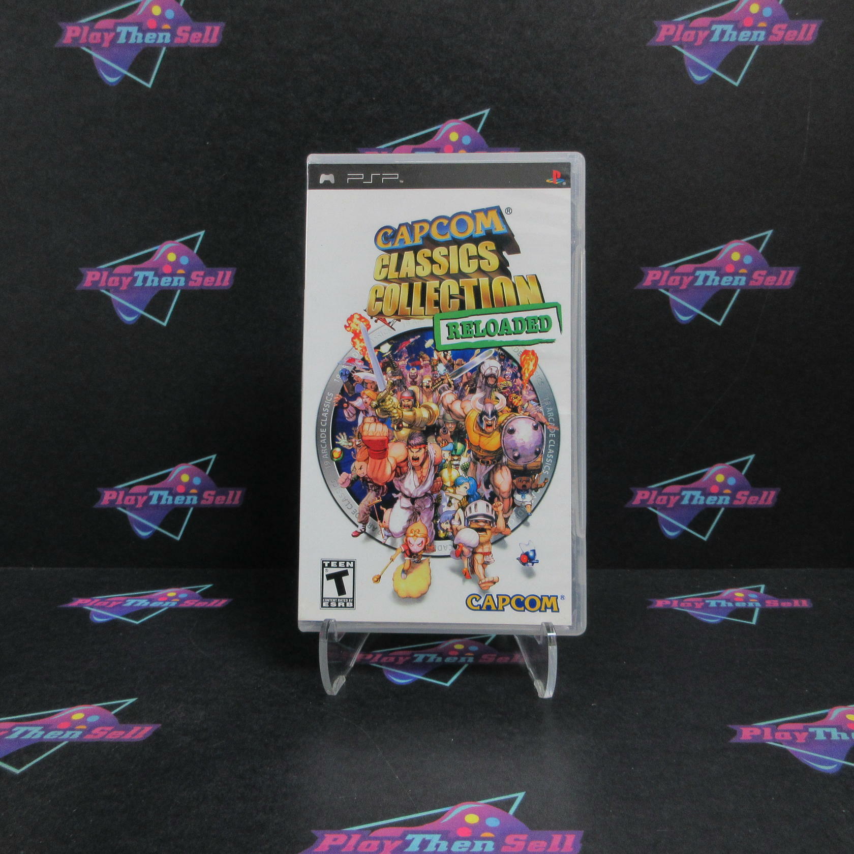 Capcom Classics Collection Reloaded Sony PSP Clear UMD Complete - Refurbished