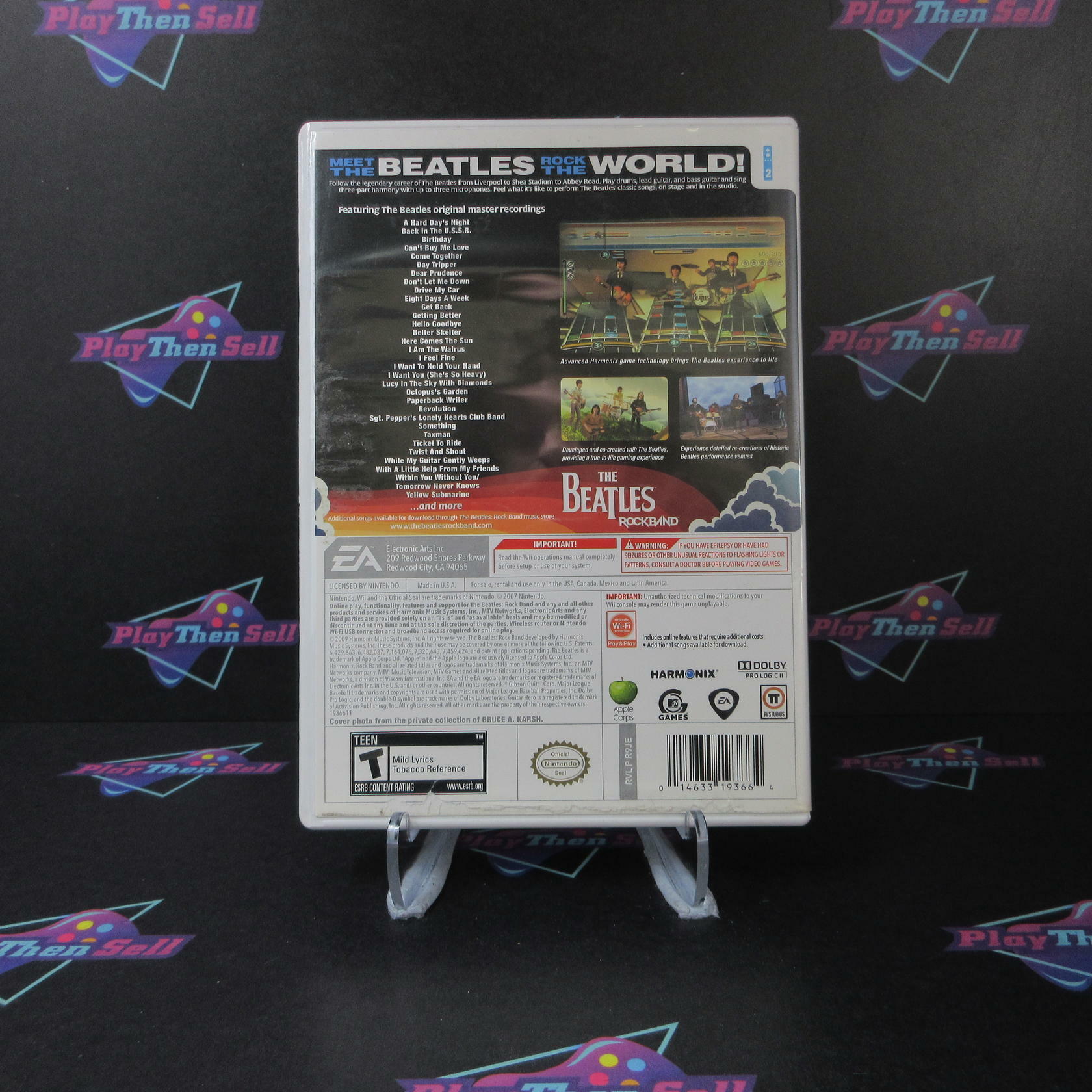 The Beatles Rock Band Nintendo Wii Complete - Very Good