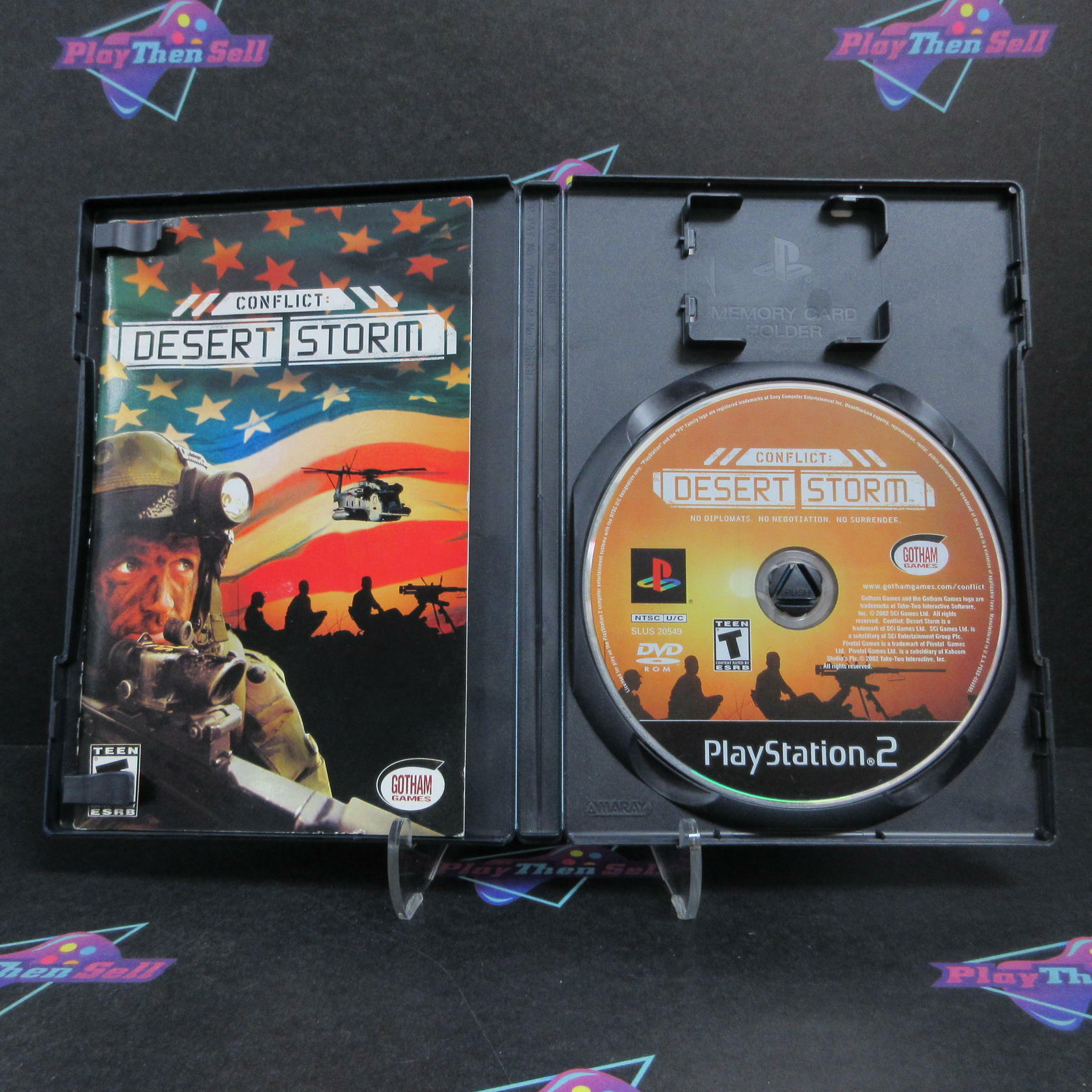 Conflict Desert Storm PS2 PlayStation 2 Complete - Very Good