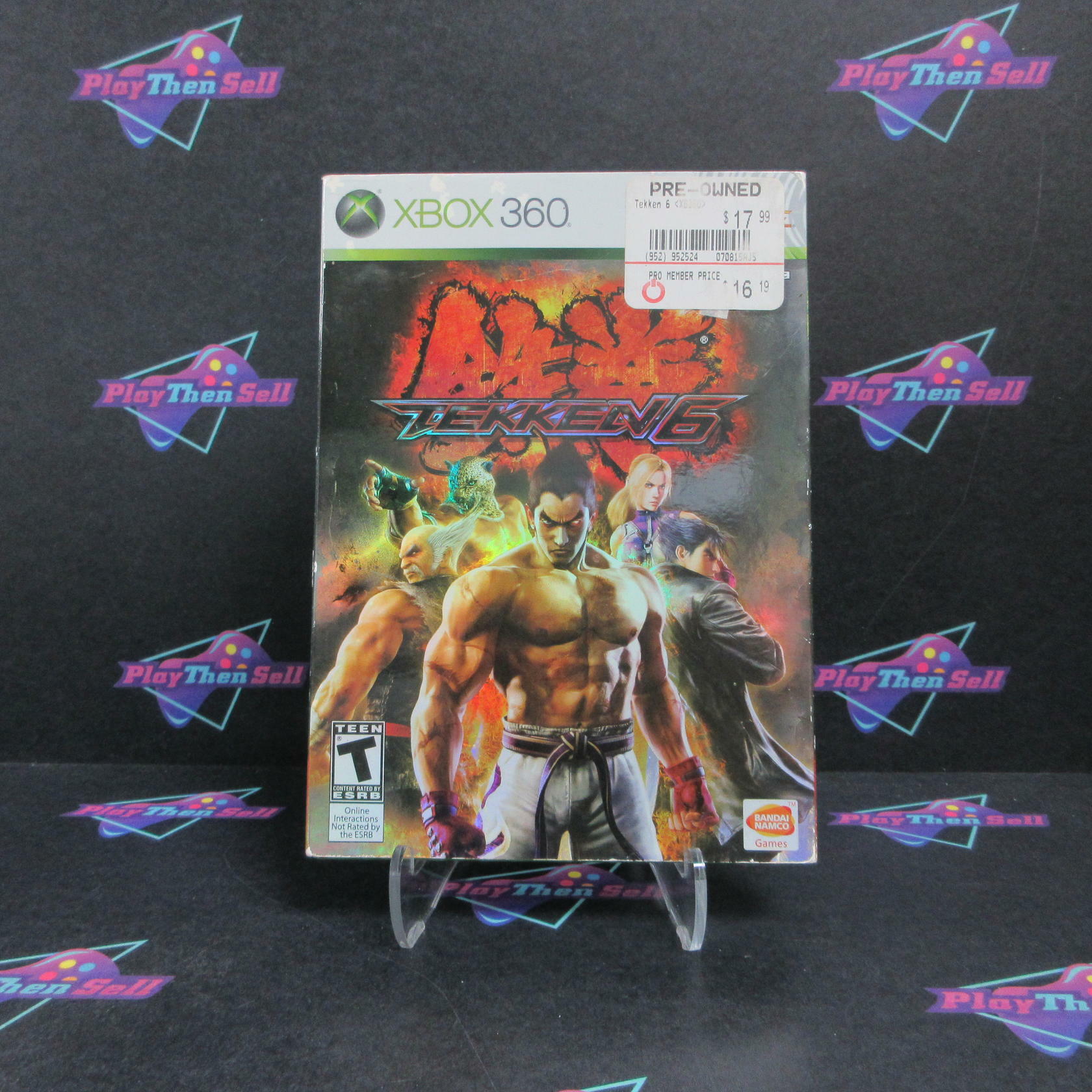 Tekken 6 Xbox 360 + Sleeve Complete - Very Good