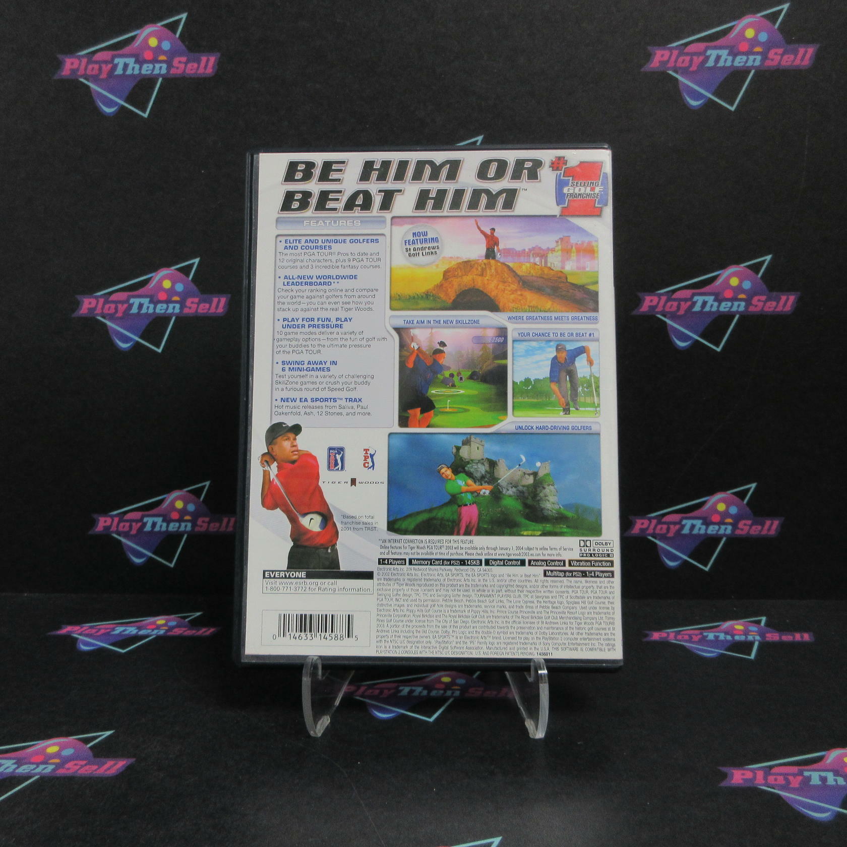 Tiger Woods PGA Tour 2003 PS2 PlayStation 2 Complete - Very Good