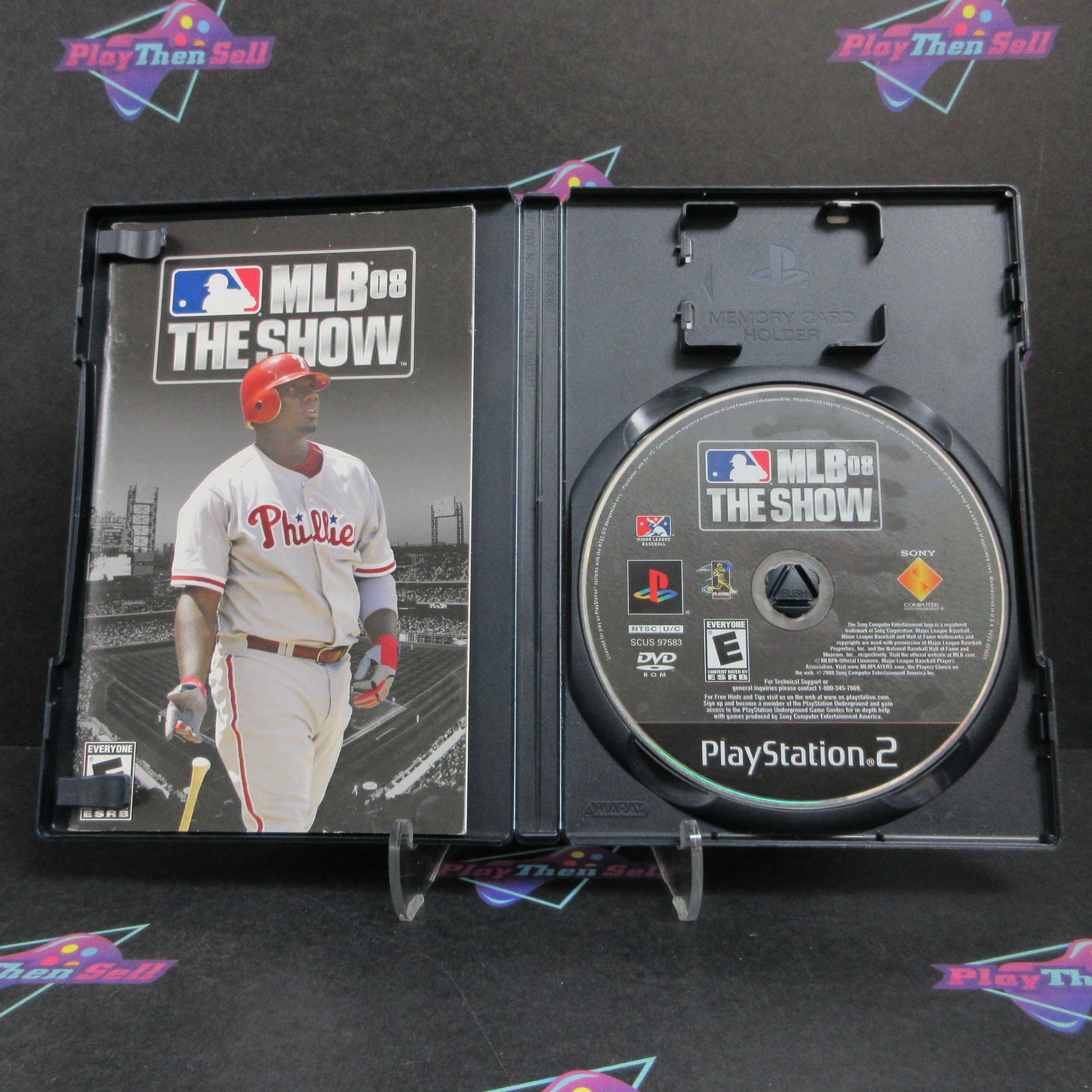MLB 08 The Show PS2 PlayStation 2 Complete - Very Good