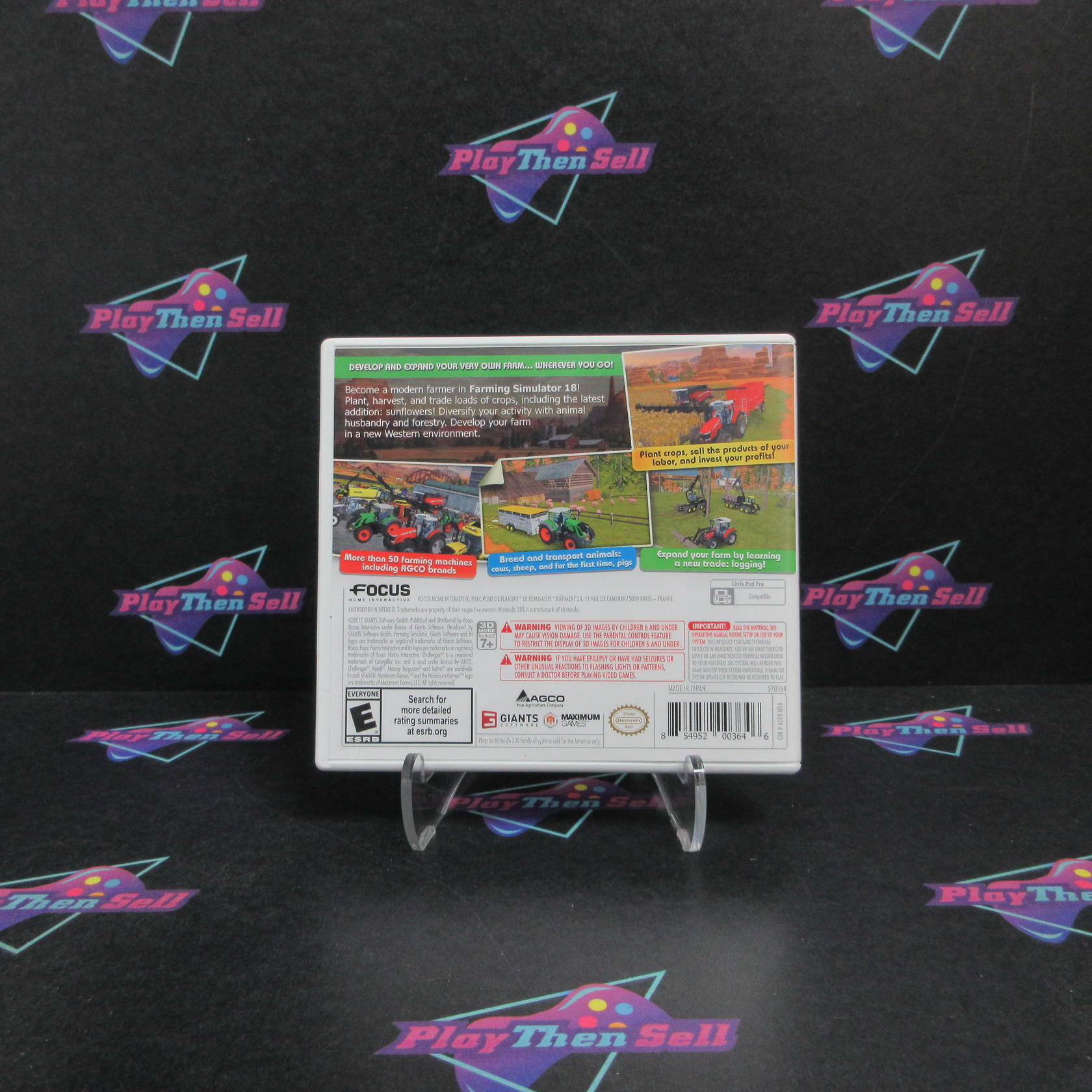 Farming Simulator 18 Nintendo 3DS Complete - Refurbished