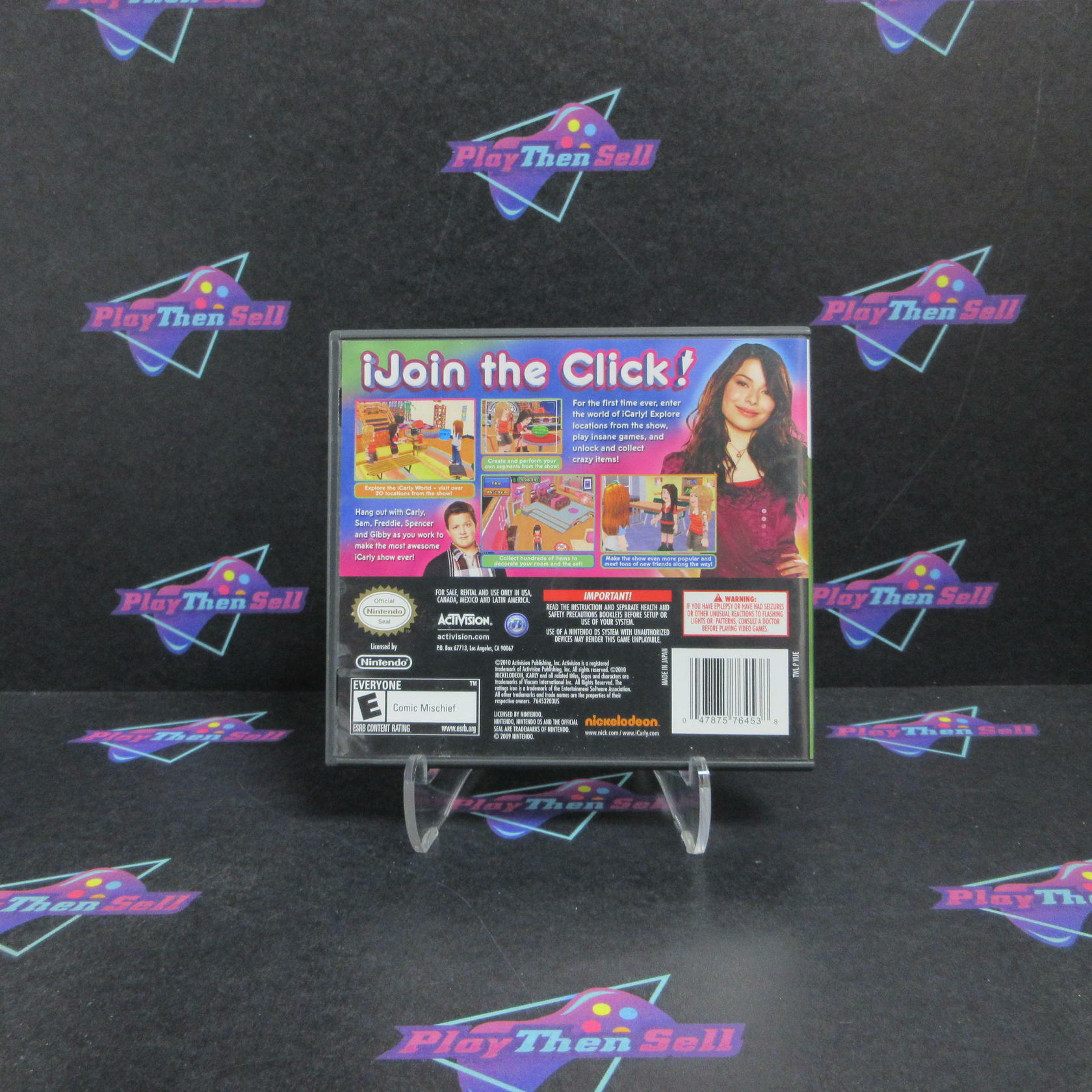 iCarly 2 I Join the Click! Nintendo DS Complete - Refurbished