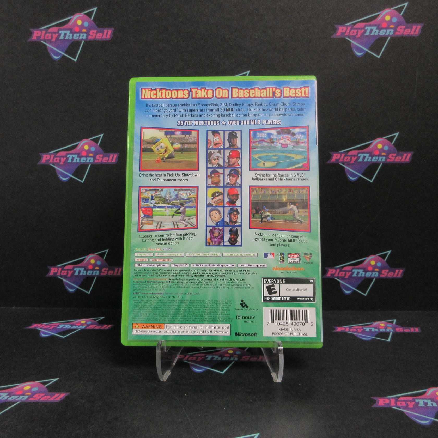 Nicktoons MLB Xbox 360 Complete - Very Good