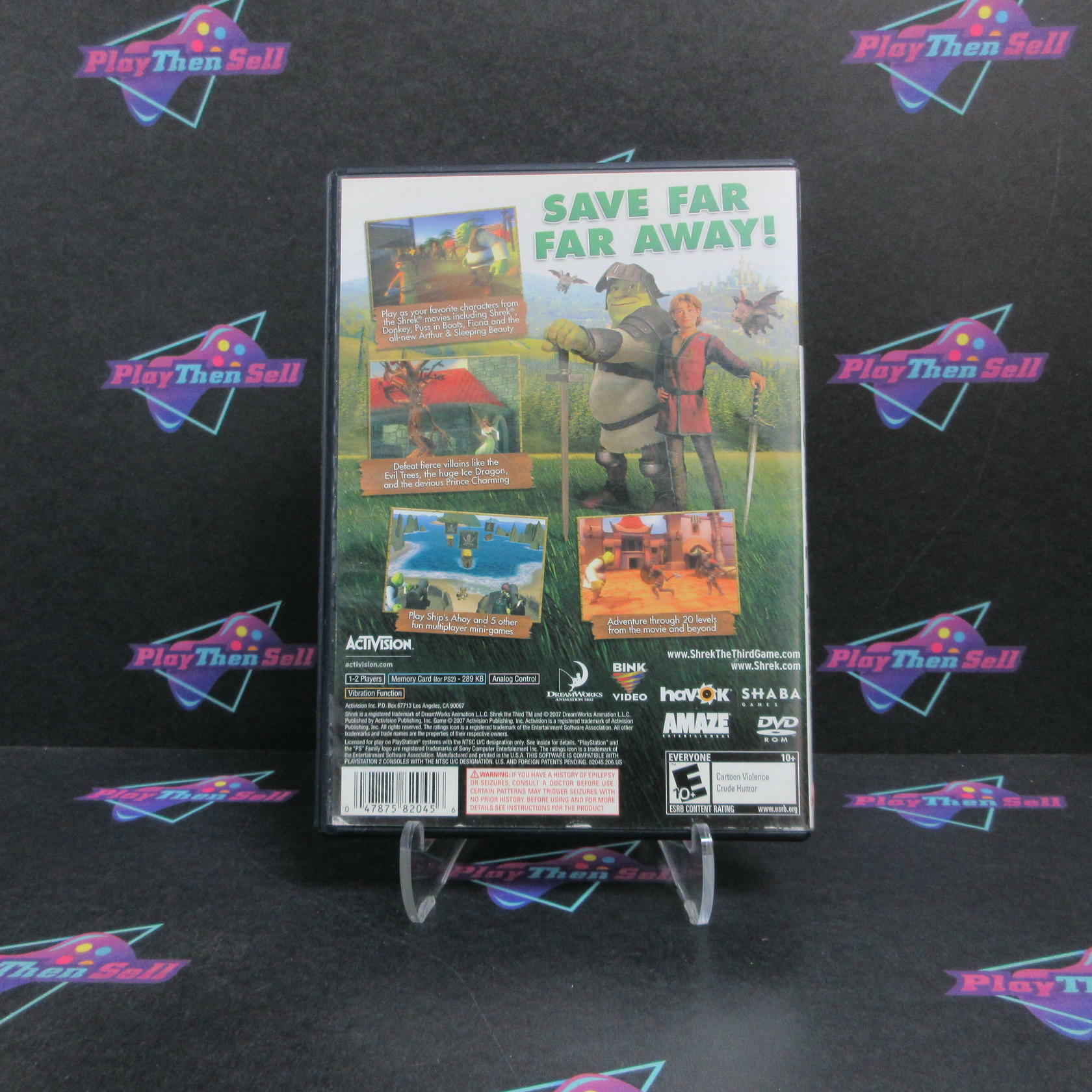 Shrek the Third PS2 PlayStation 2 Complete - Very Good