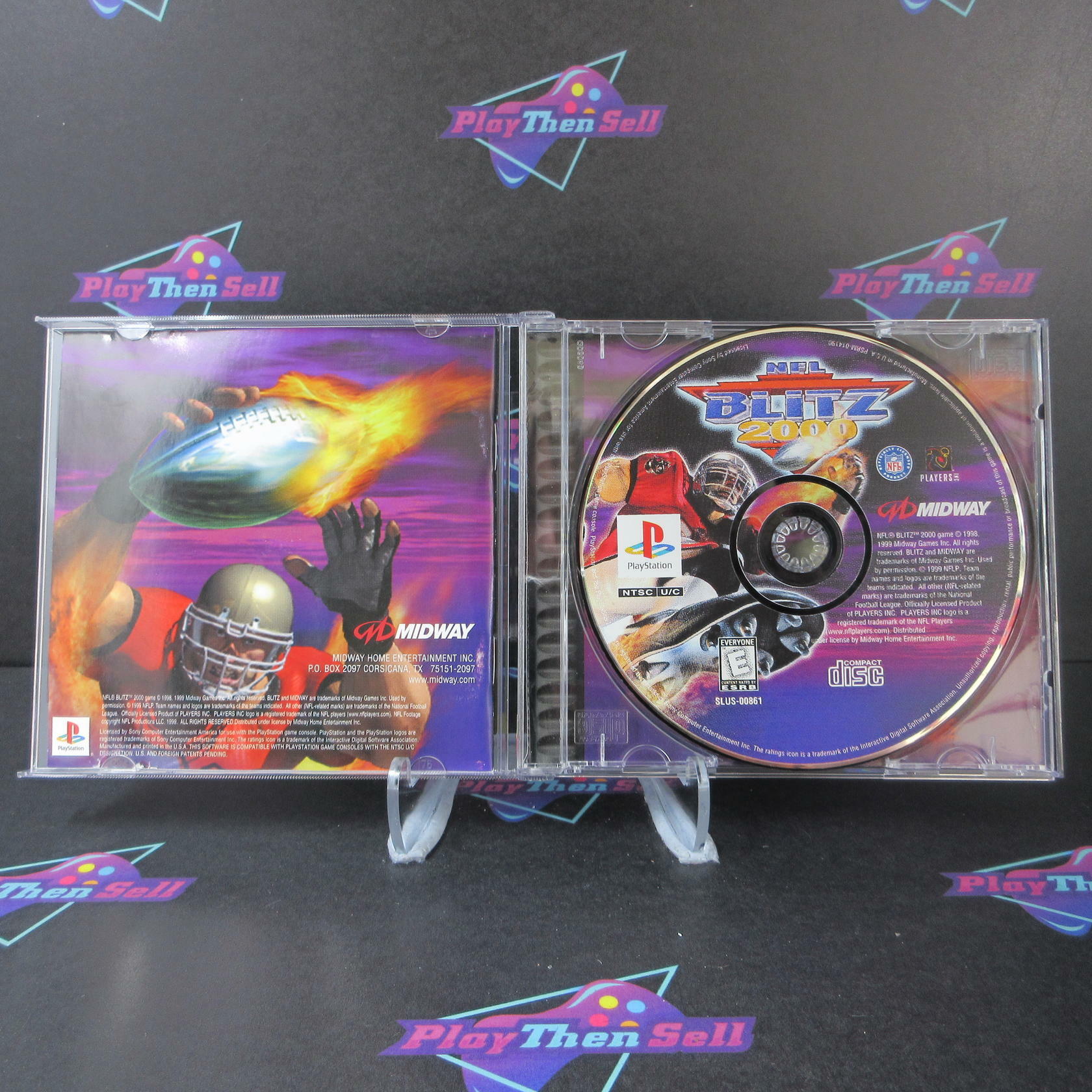 NFL Blitz 2000 PS1 PlayStation 1 + Reg Card Complete - Very Good