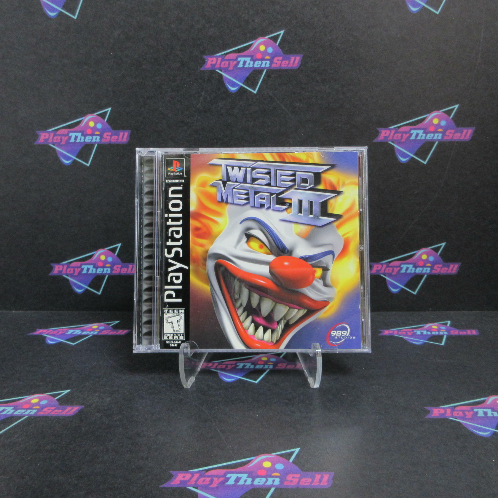 Twisted Metal III PS1 PlayStation 1 + Reg Card Complete - Very Good