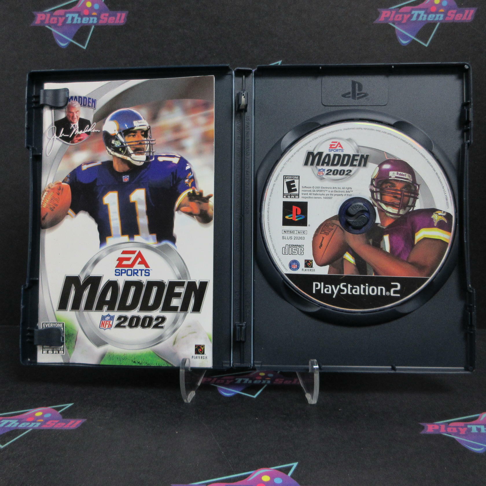 Madden NFL 2002 PlayStation 2 PS2 + Reg Card Complete - Very Good