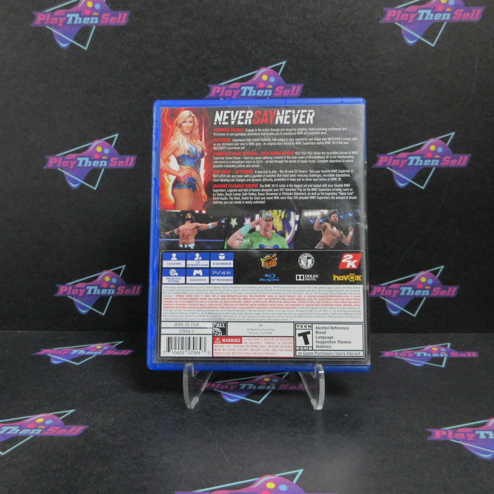 WWE 2K19 PS4 PlayStation 4 Complete - Very Good