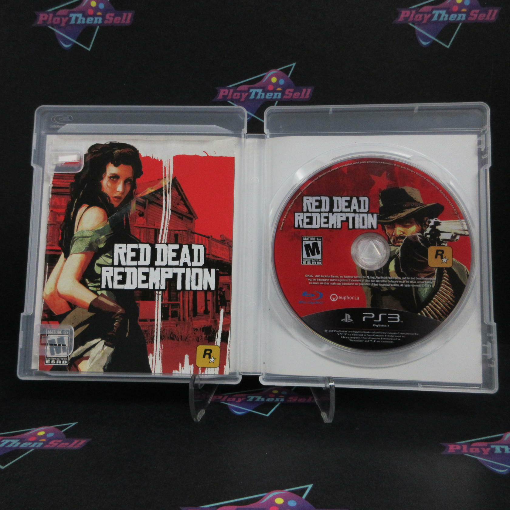 Red Dead Redemption PS3 PlayStation 3 + Map Complete - Very Good