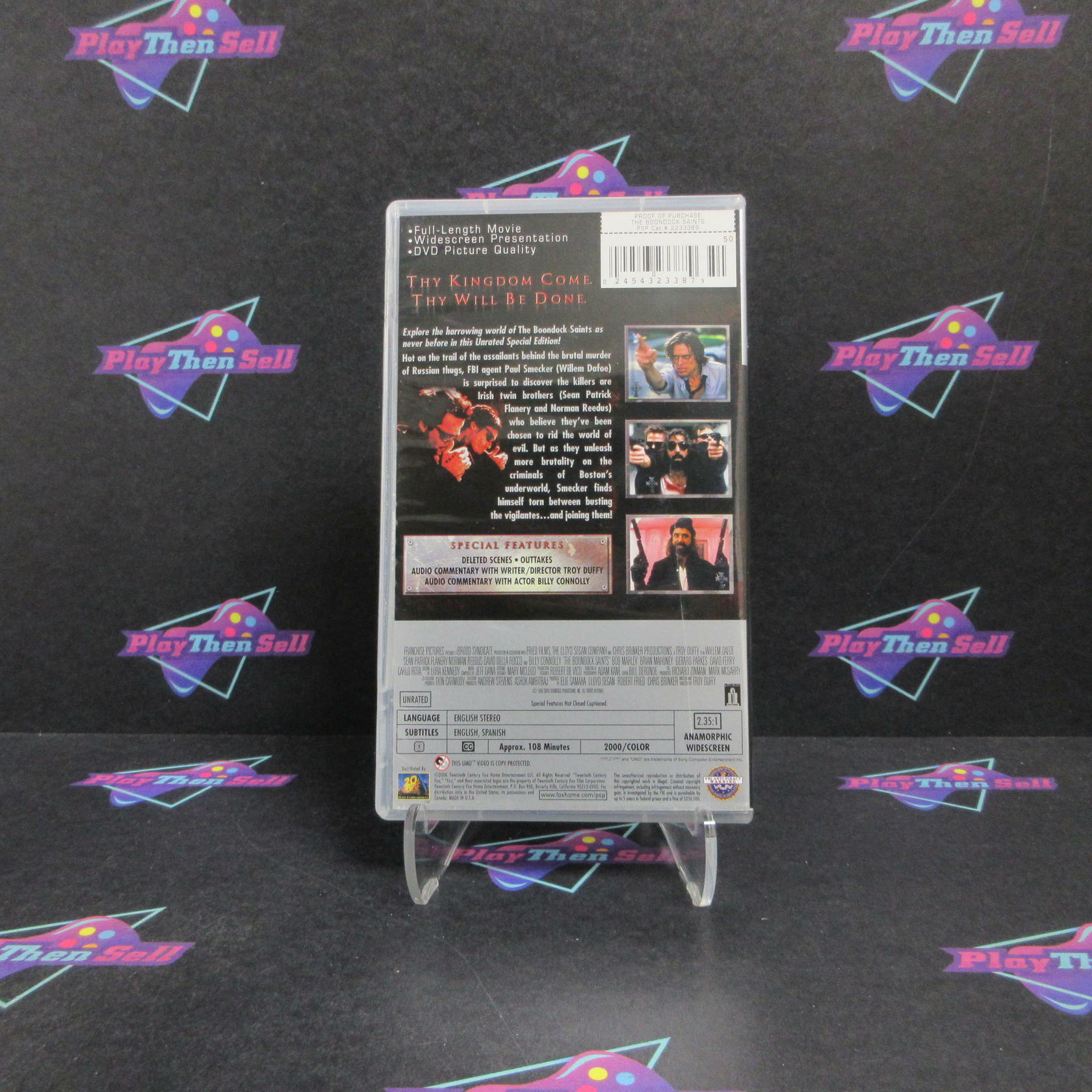 The Boondock Saints Unrated Special Edition Sony PSP UMD Movie - Like New