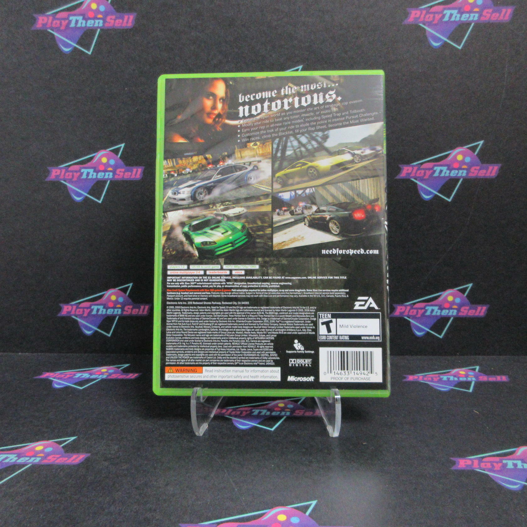 Need for Speed Most Wanted Xbox 360 PH Complete - Excellent