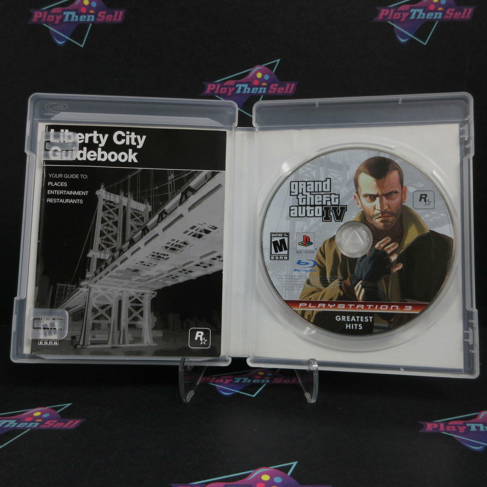Grand Theft Auto IV PS3 PlayStation 3 GH + Map Complete - Very Good