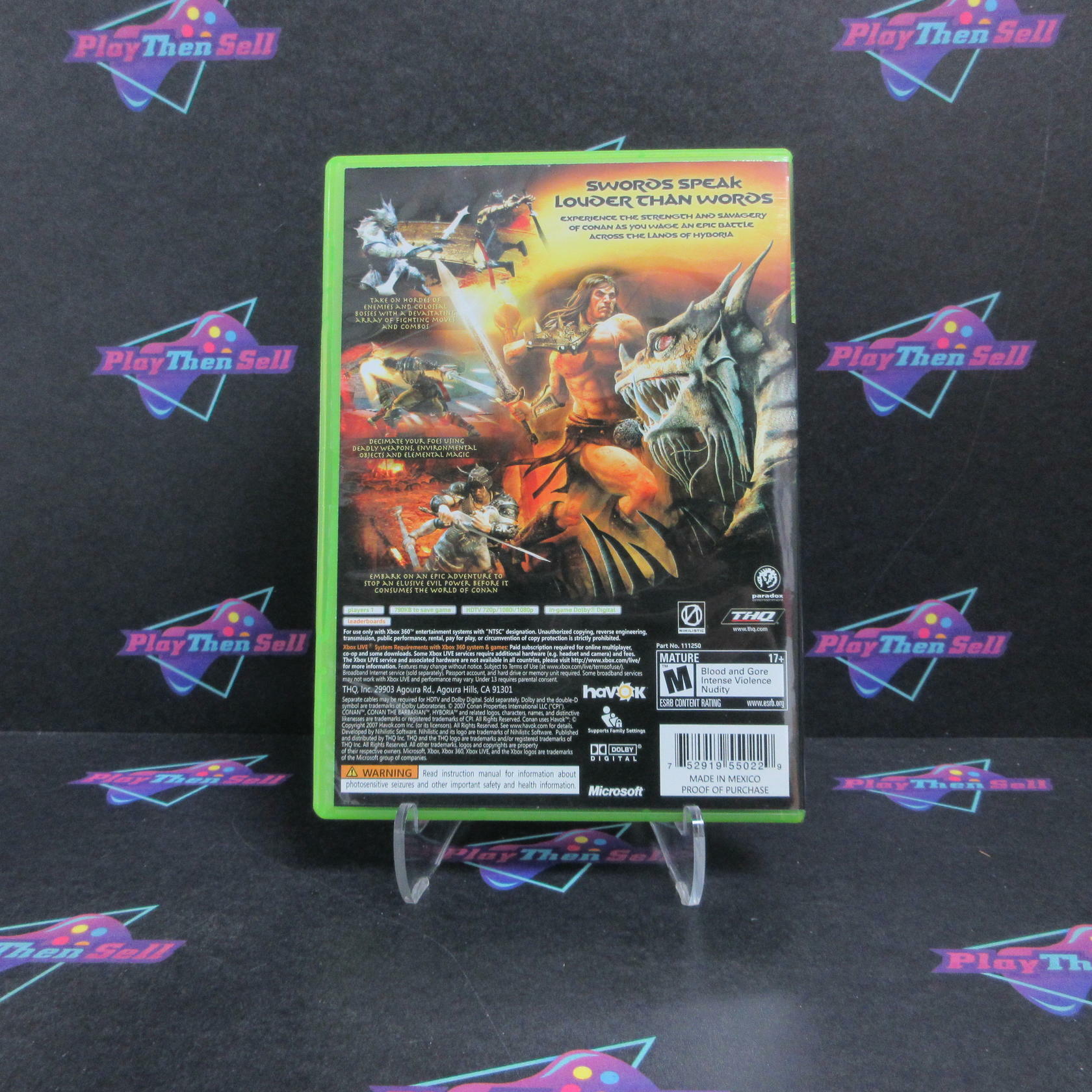 Conan Xbox 360 Complete - Excellent