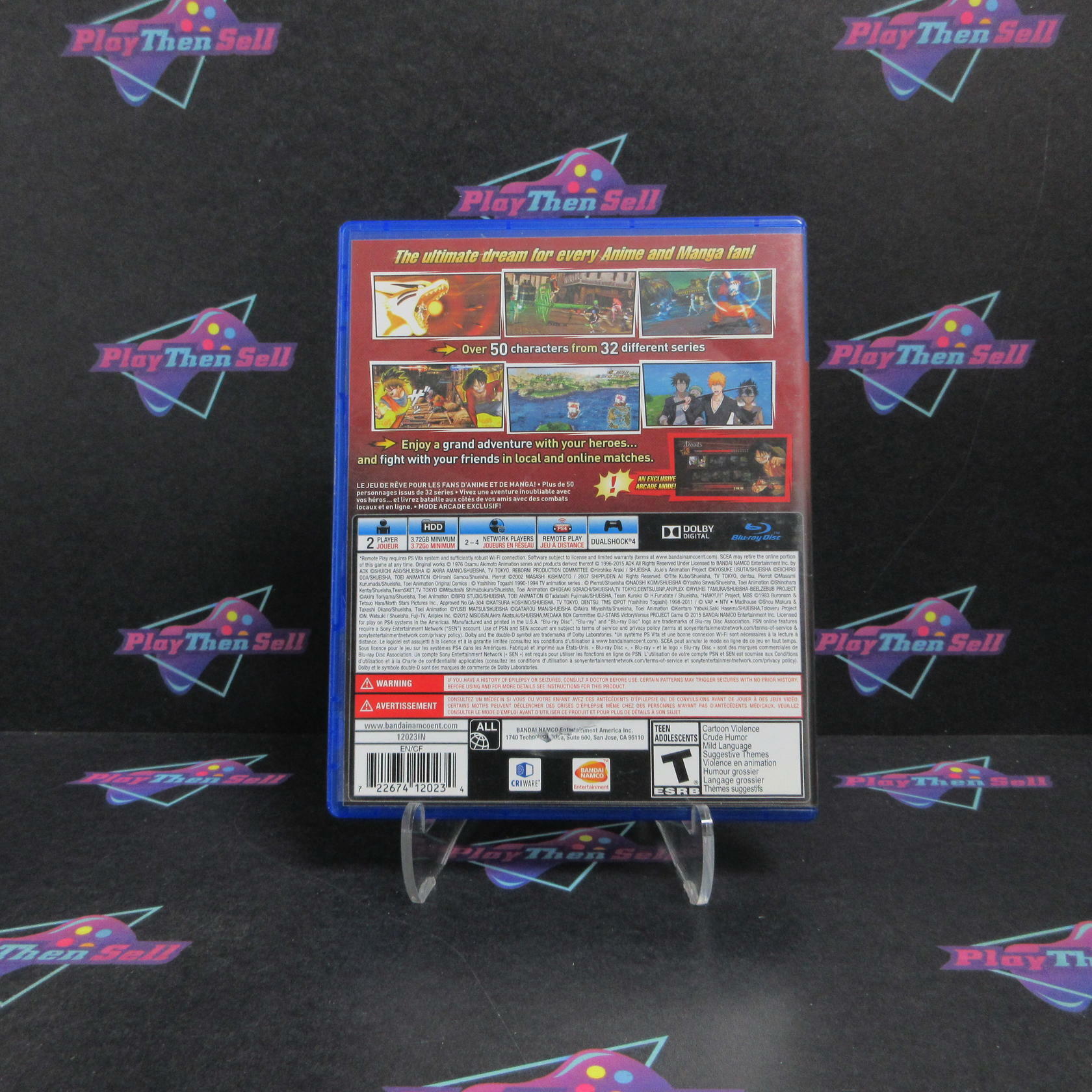 J-Stars Victory Vs+ PS4 PlayStation 4 Complete - Very Good