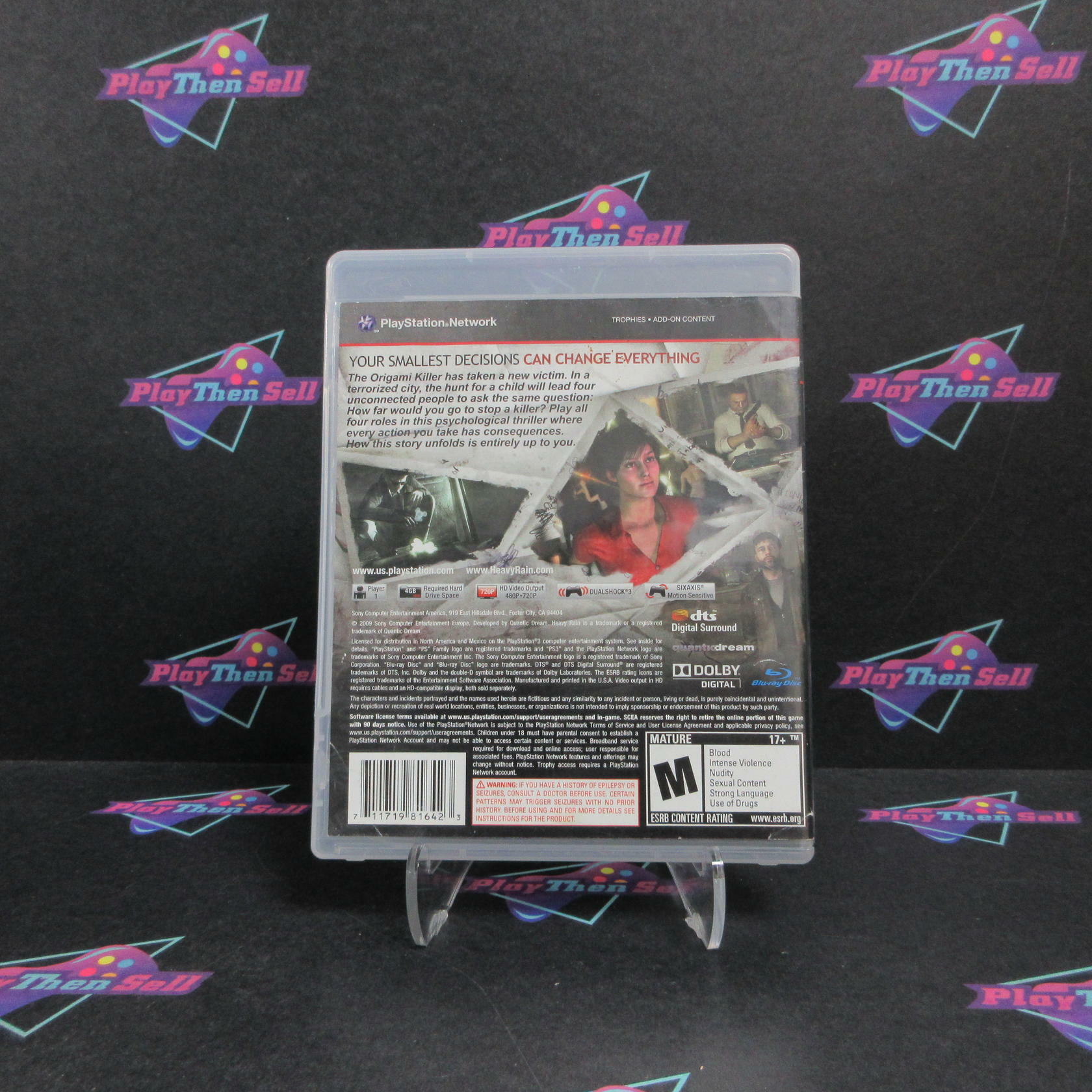 Heavy Rain PS3 PlayStation 3 Complete - Very Good