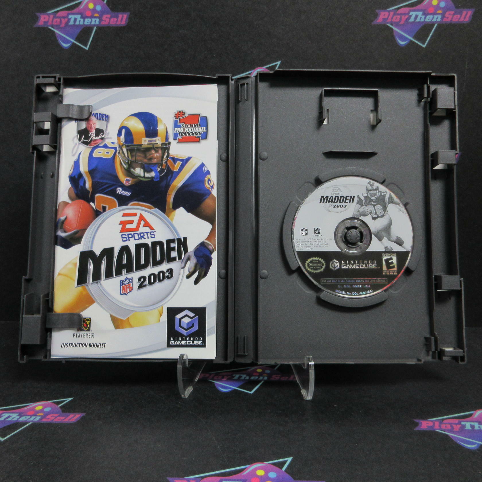 Madden NFL 2003 Nintendo GameCube + Reg Card Complete - Very Good
