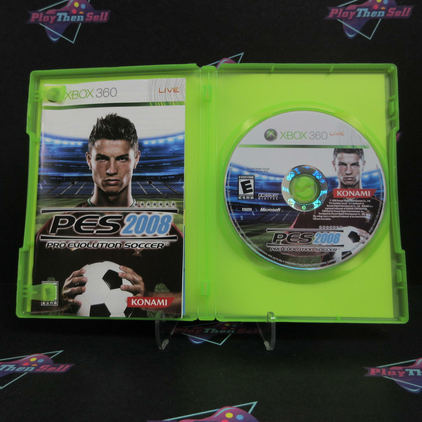 PES 2008 Pro Evolution Soccer Xbox 360 Complete - Excellent