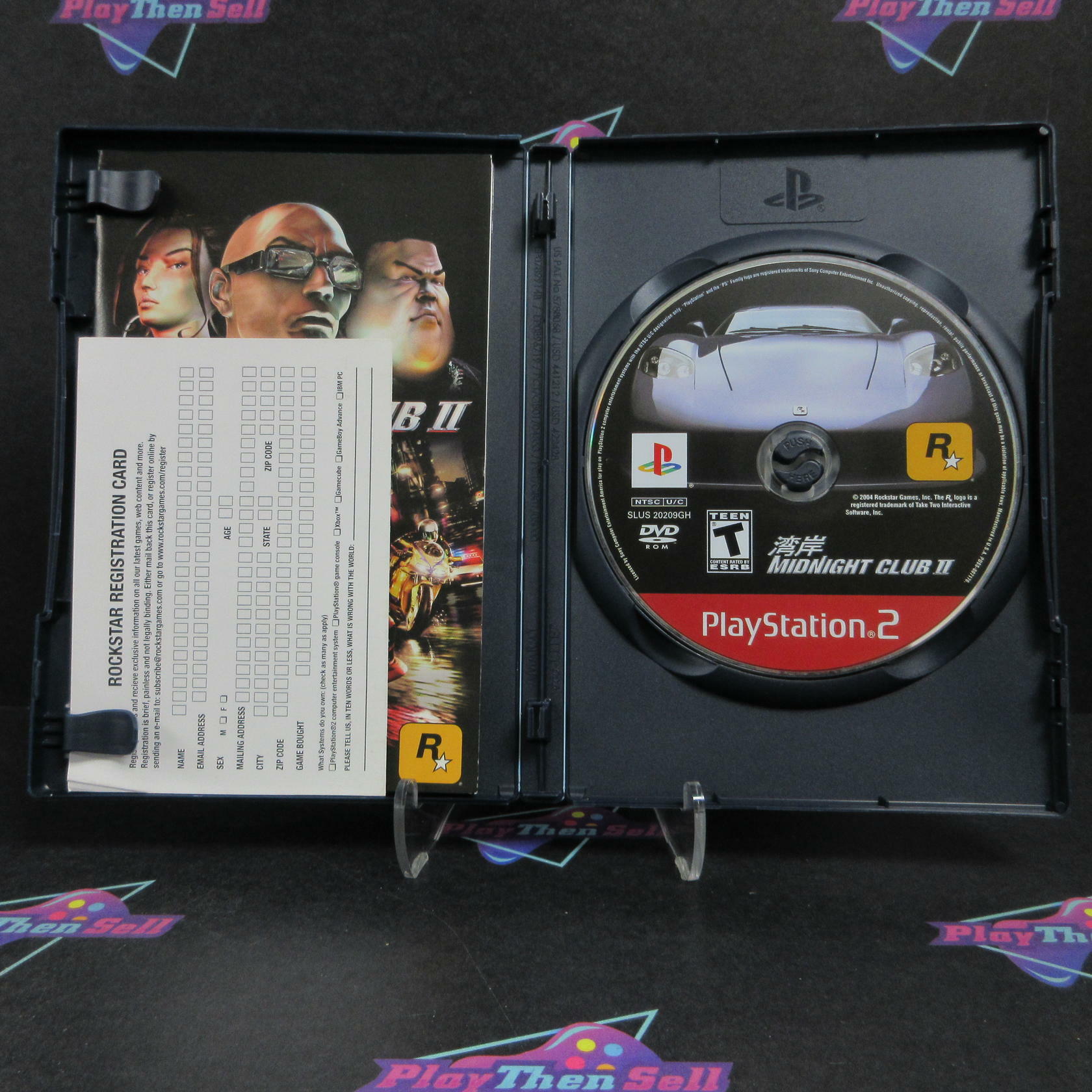 Midnight Club 2 PS2 PlayStation 2 GH + Reg Card Complete - Refurbished