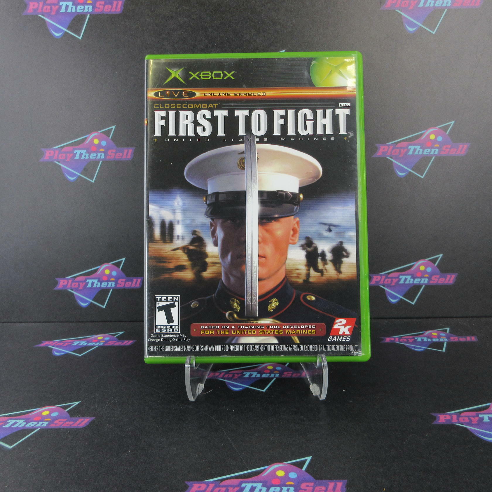 Close Combat First to Fight Xbox + Reg Card Complete - Very Good