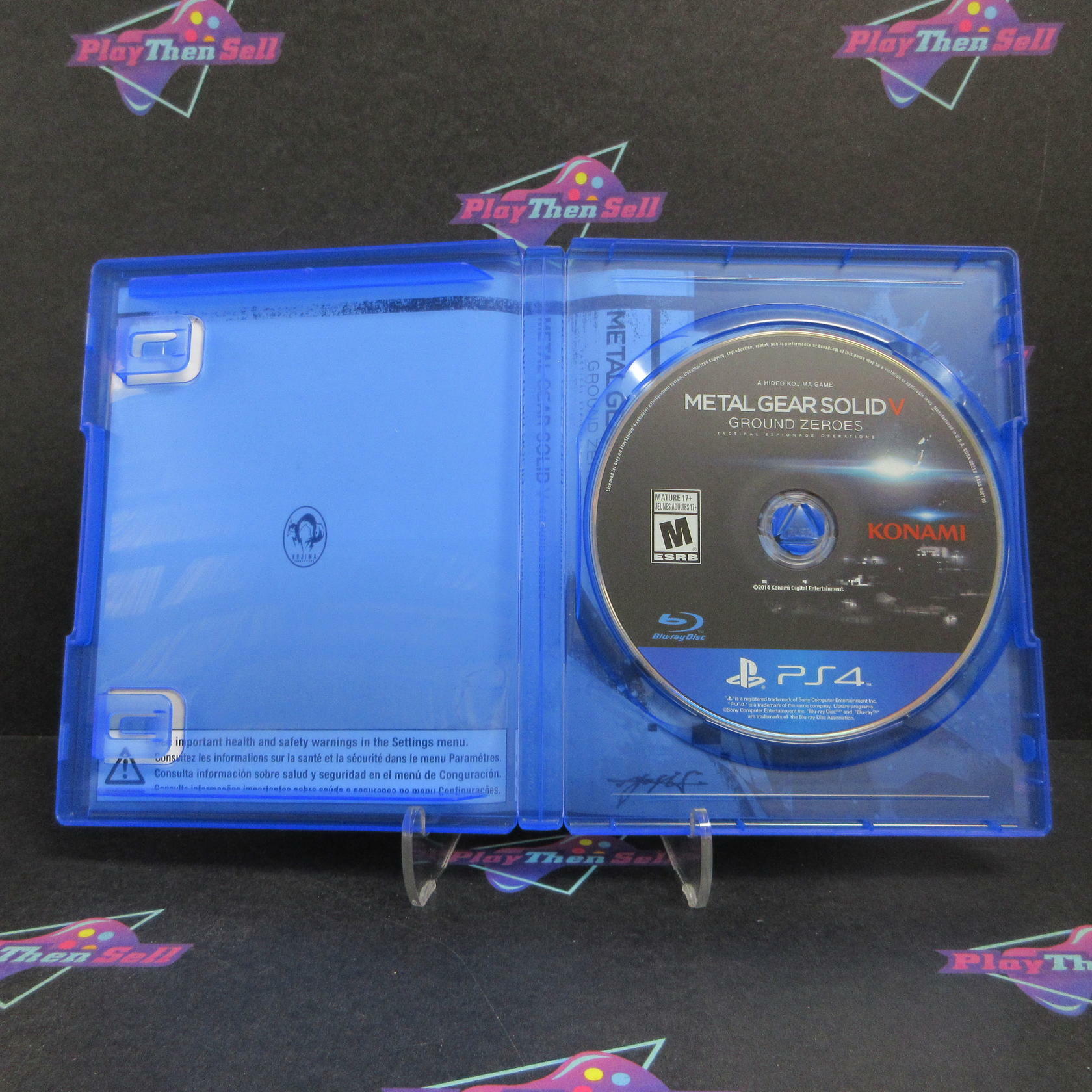 Metal Gear Solid V Ground Zeroes PS4 PlayStation 4 Complete - Very Good