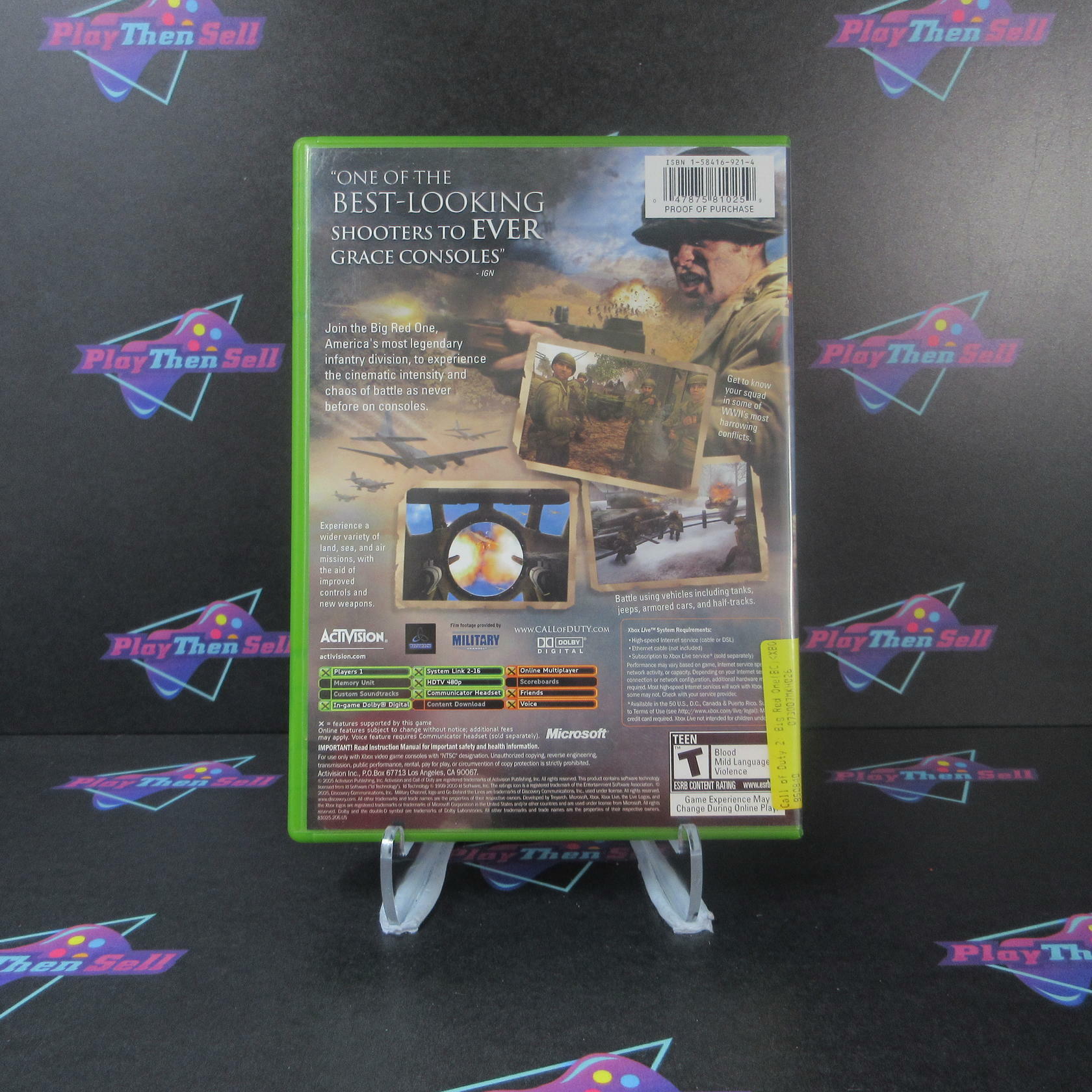 Call of Duty 2 Big Red One Xbox Complete - Very Good