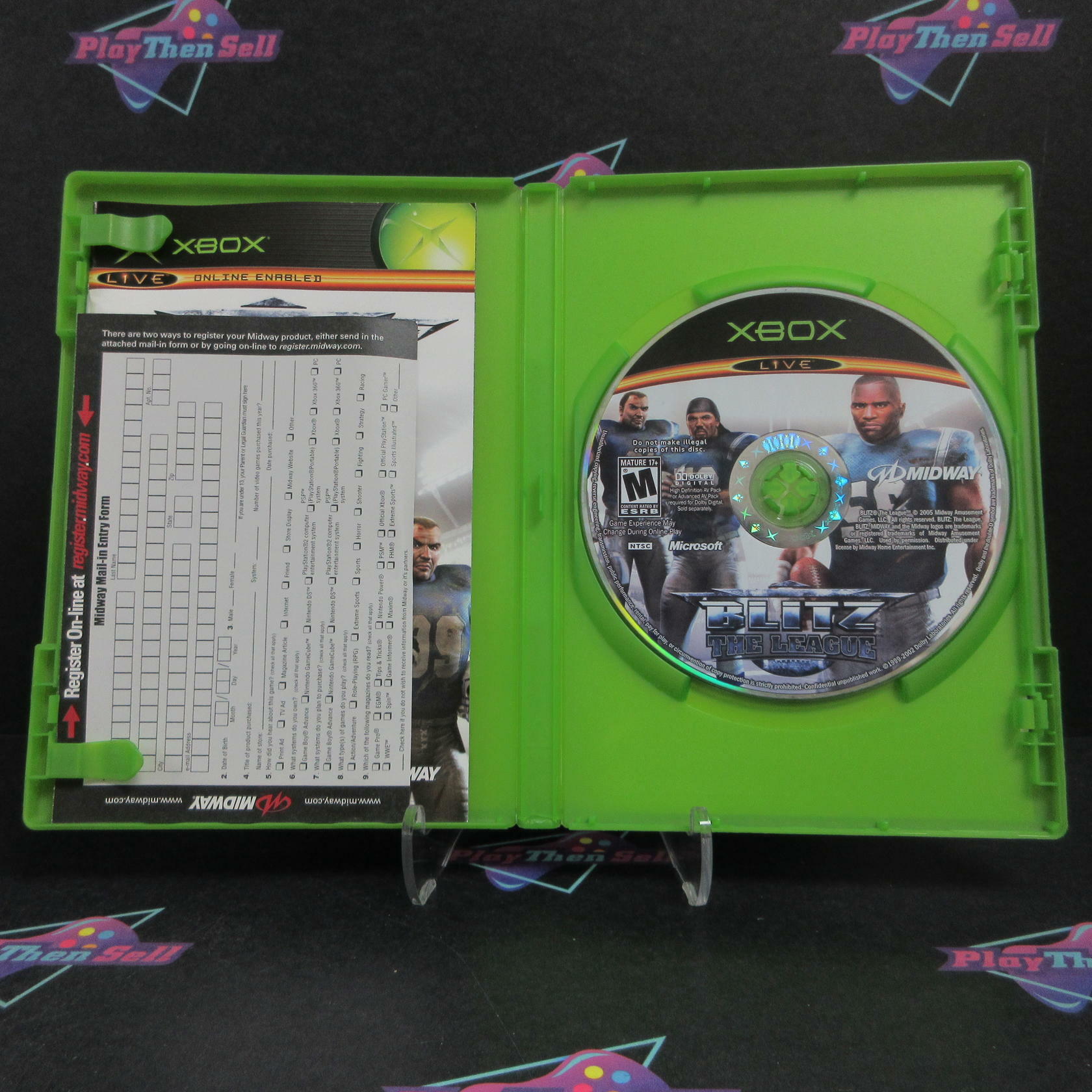 Blitz The League Xbox + Reg Card Complete - Very Good