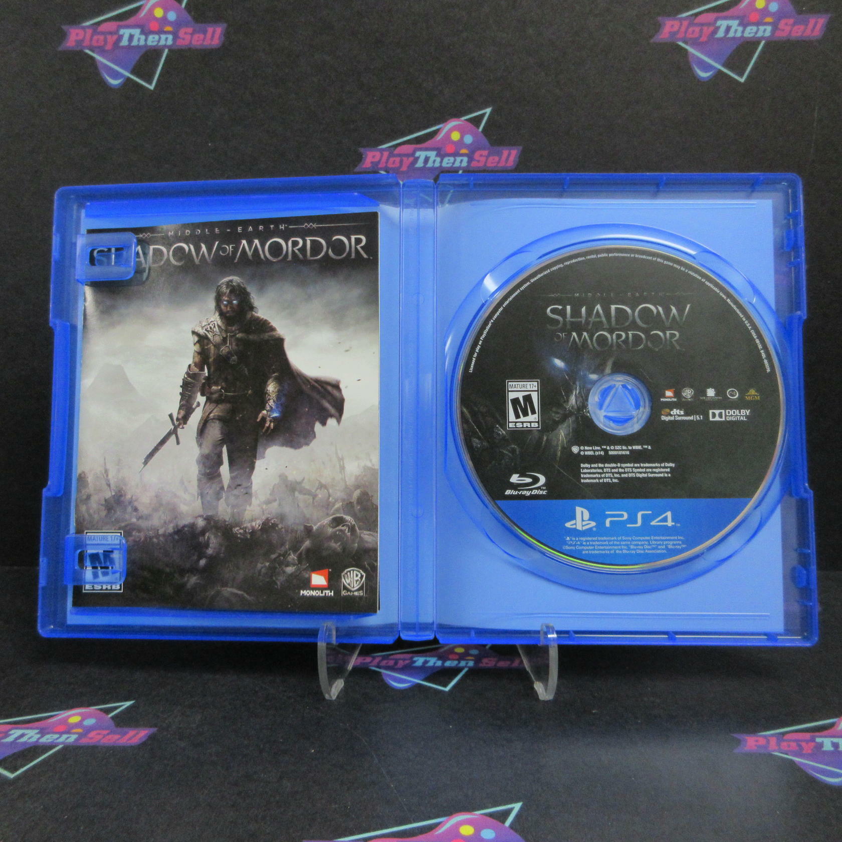 Middle Earth Shadow of Mordor PS4 PlayStation 4 Complete - Very Good