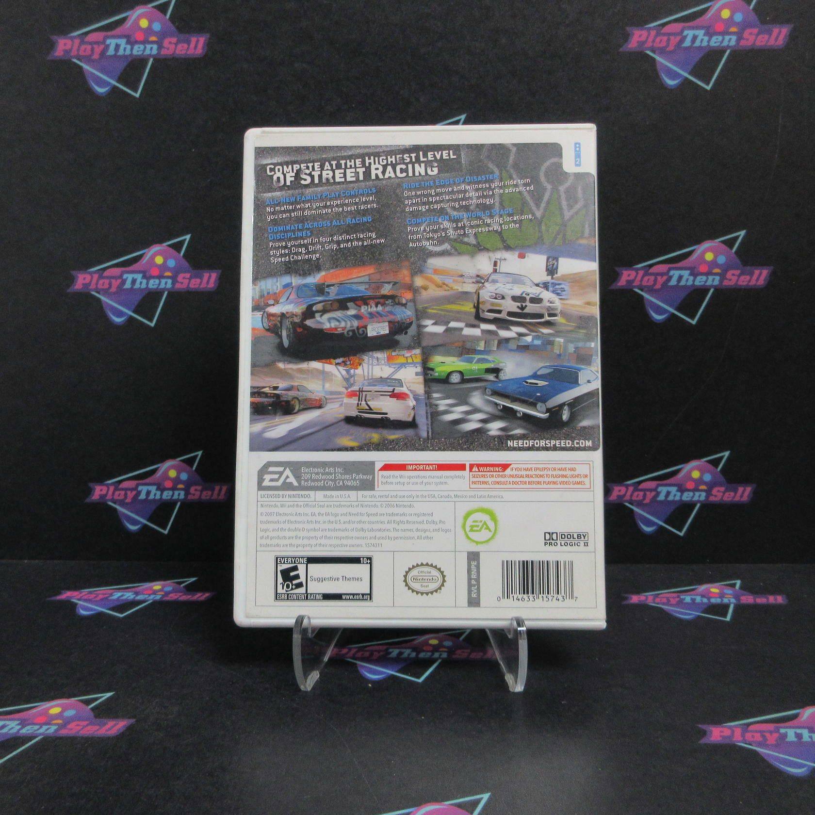 Need for Speed Prostreet Nintendo Wii Complete - Very Good