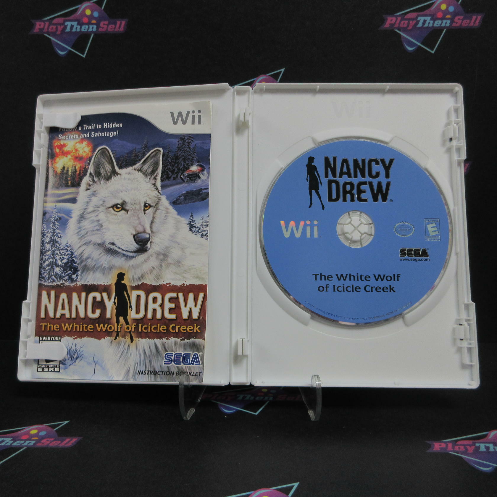 Nancy Drew The White Wolf of Icicle Creek Nintendo Wii Complete - Very Good