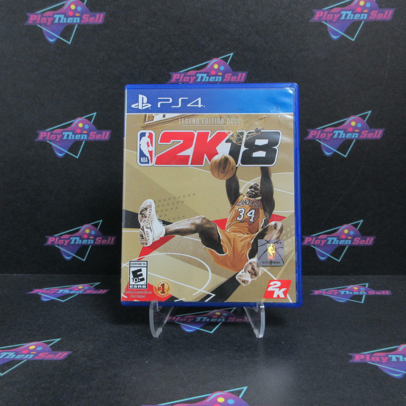 NBA 2K18 Legend Edition Gold PS4 PlayStation 4 Complete - Very Good