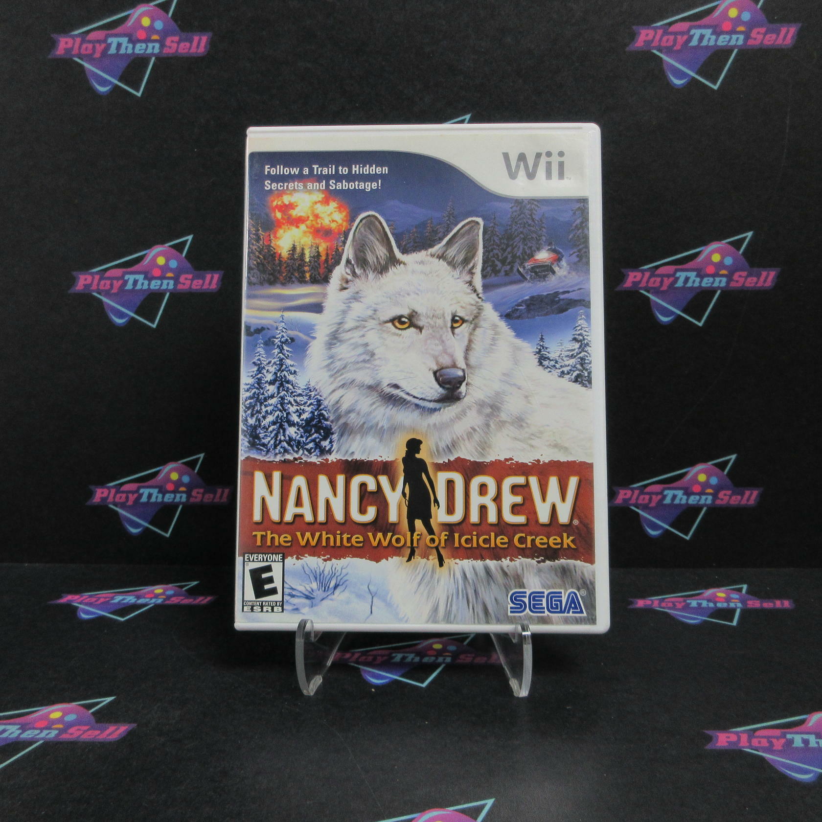 Nancy Drew The White Wolf of Icicle Creek Nintendo Wii Complete - Very Good