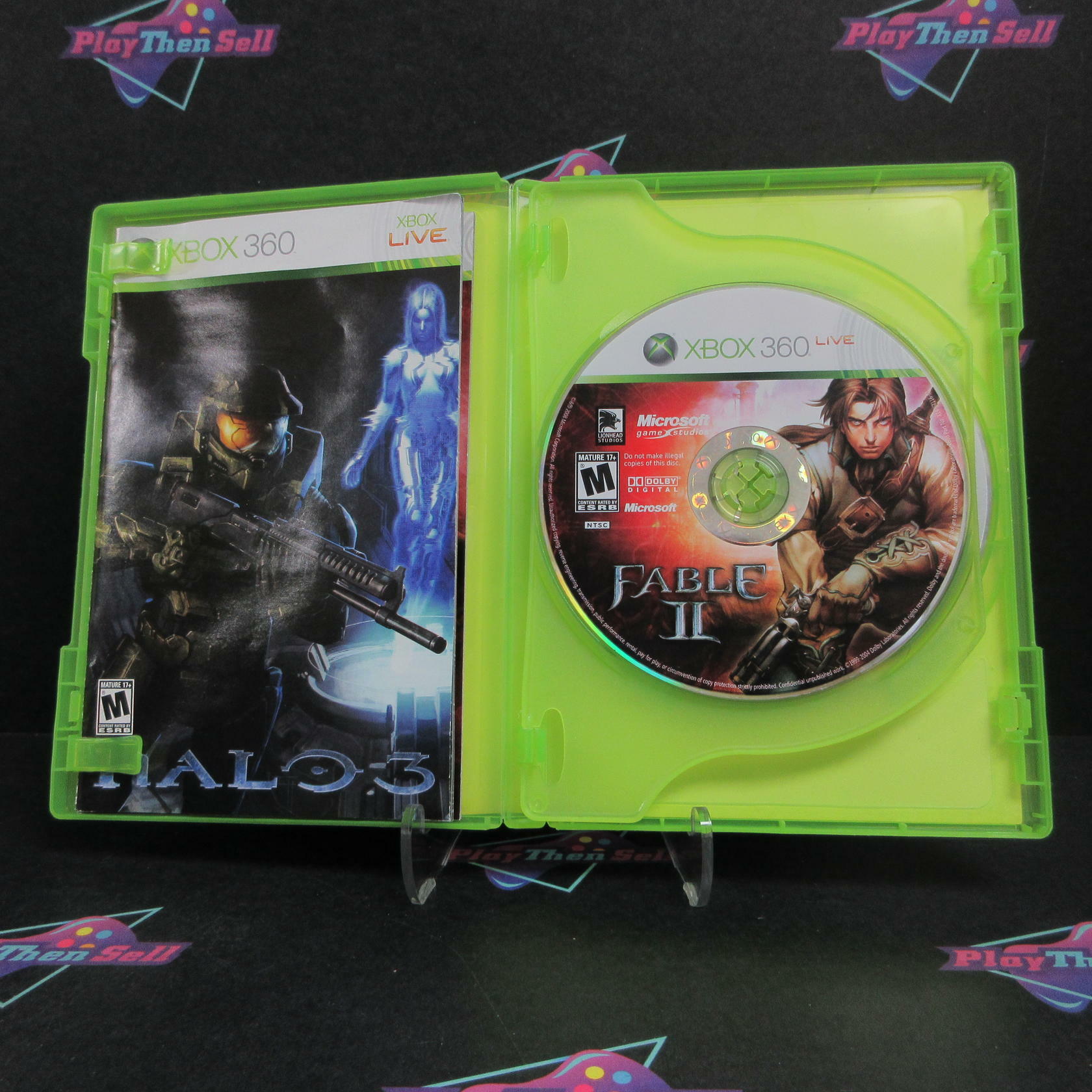 Halo 3 + Fable II 2 Combo Pack Xbox 360 Complete - Very Good
