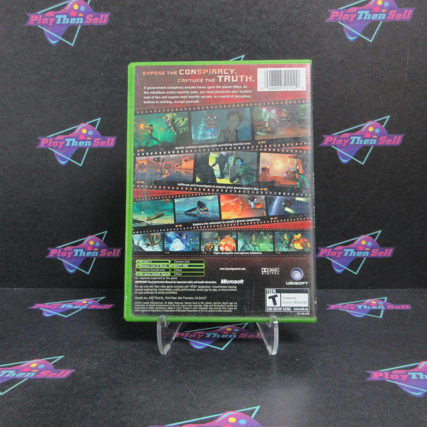 Beyond Good & Evil Xbox + Reg Card Complete - Very Good