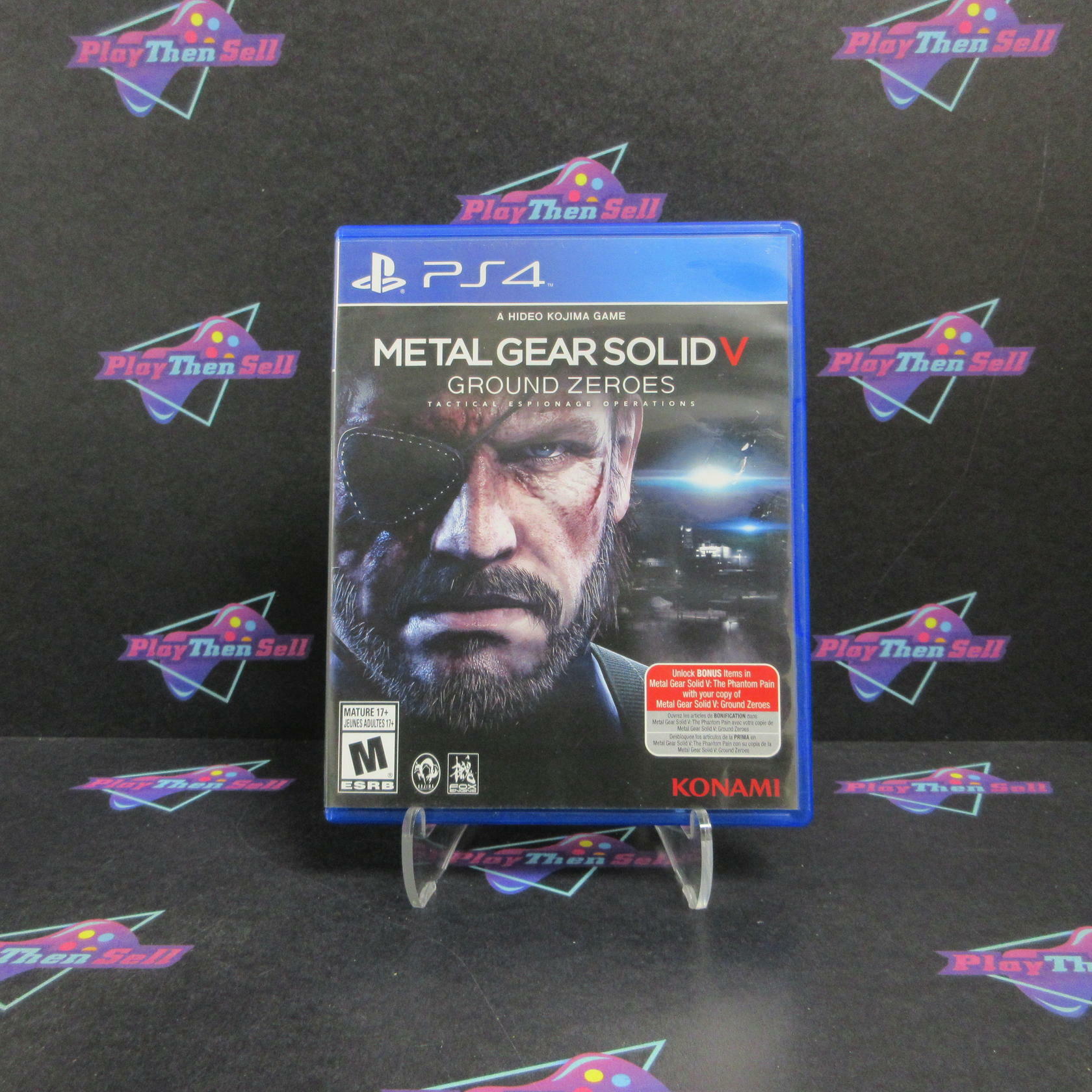 Metal Gear Solid V Ground Zeroes PS4 PlayStation 4 Complete - Very Good