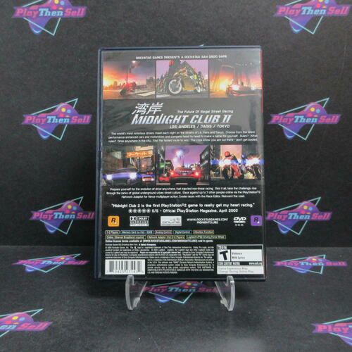 Midnight Club 2 PS2 PlayStation 2 GH + Reg Card Complete - Refurbished