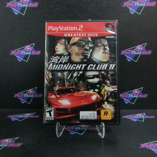 Midnight Club 2 PS2 PlayStation 2 GH + Reg Card Complete - Refurbished