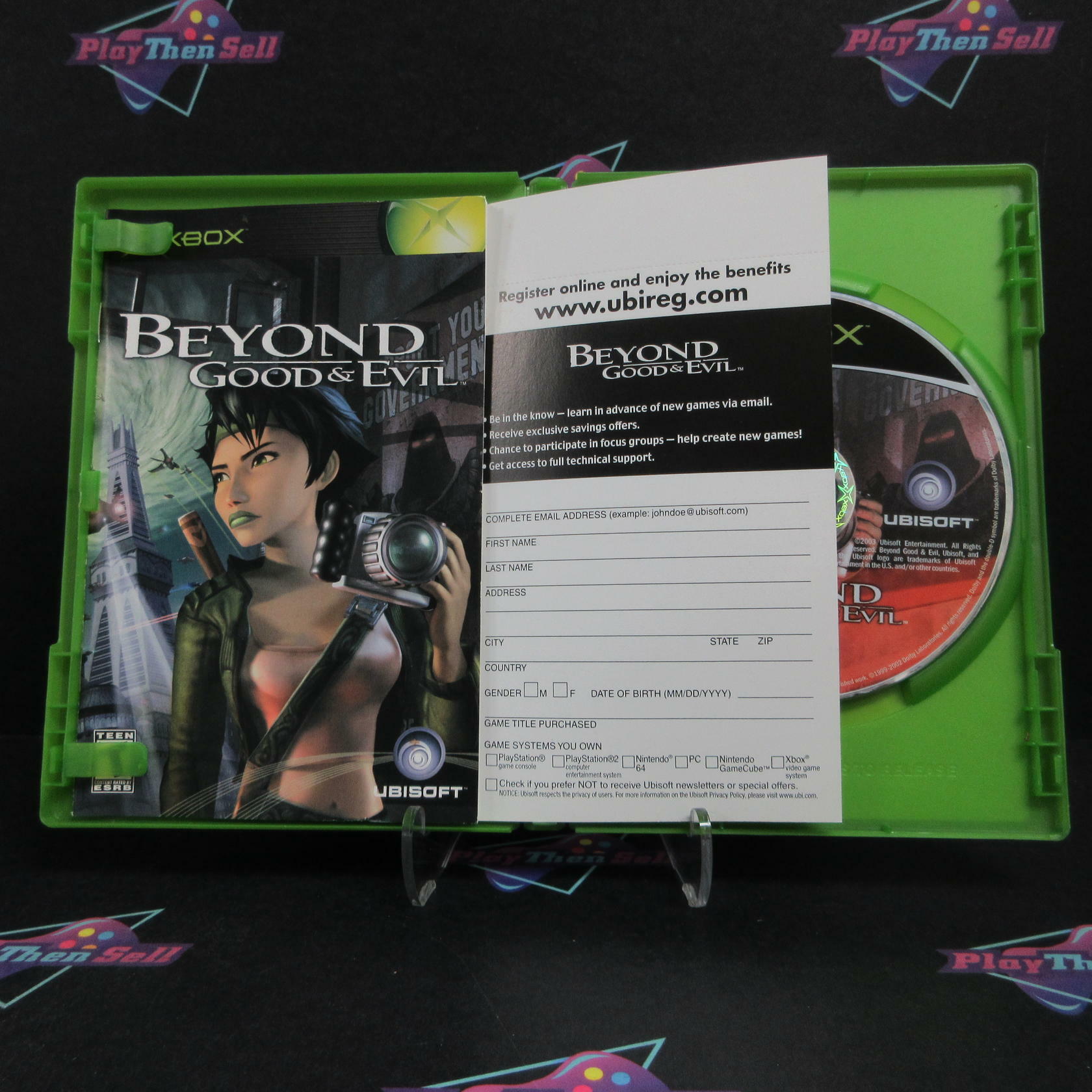 Beyond Good & Evil Xbox + Reg Card Complete - Very Good
