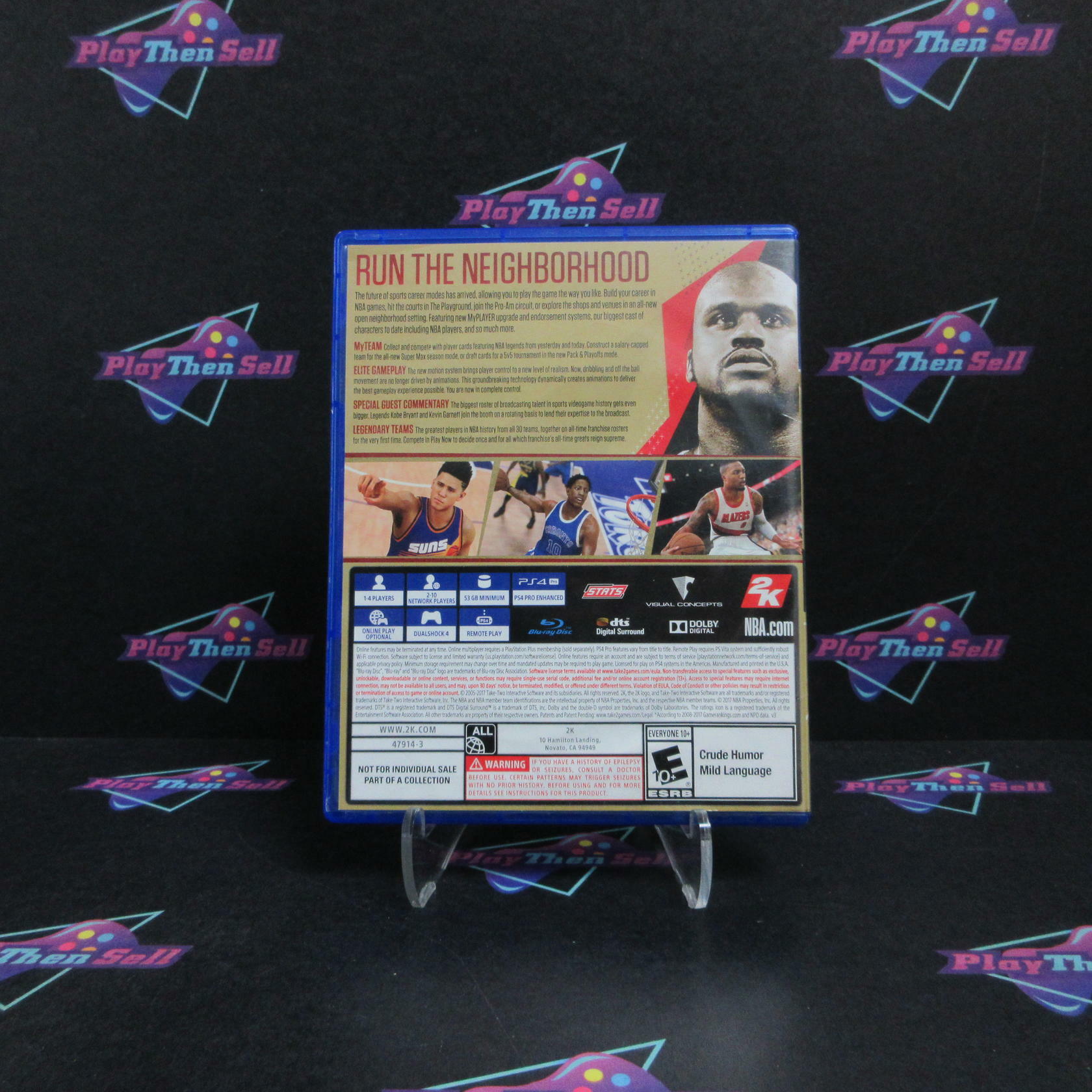 NBA 2K18 Legend Edition Gold PS4 PlayStation 4 Complete - Very Good