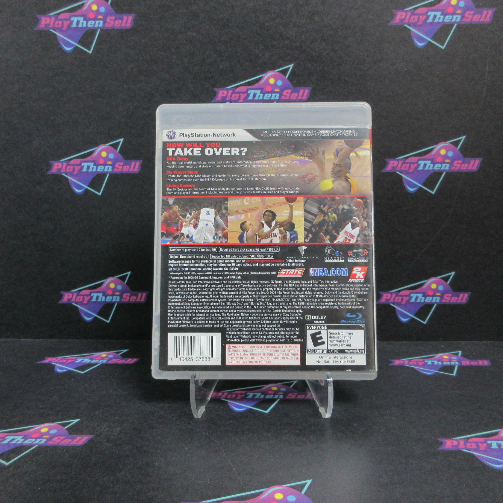 NBA 2K10 PS3 PlayStation 3 Complete - Very Good