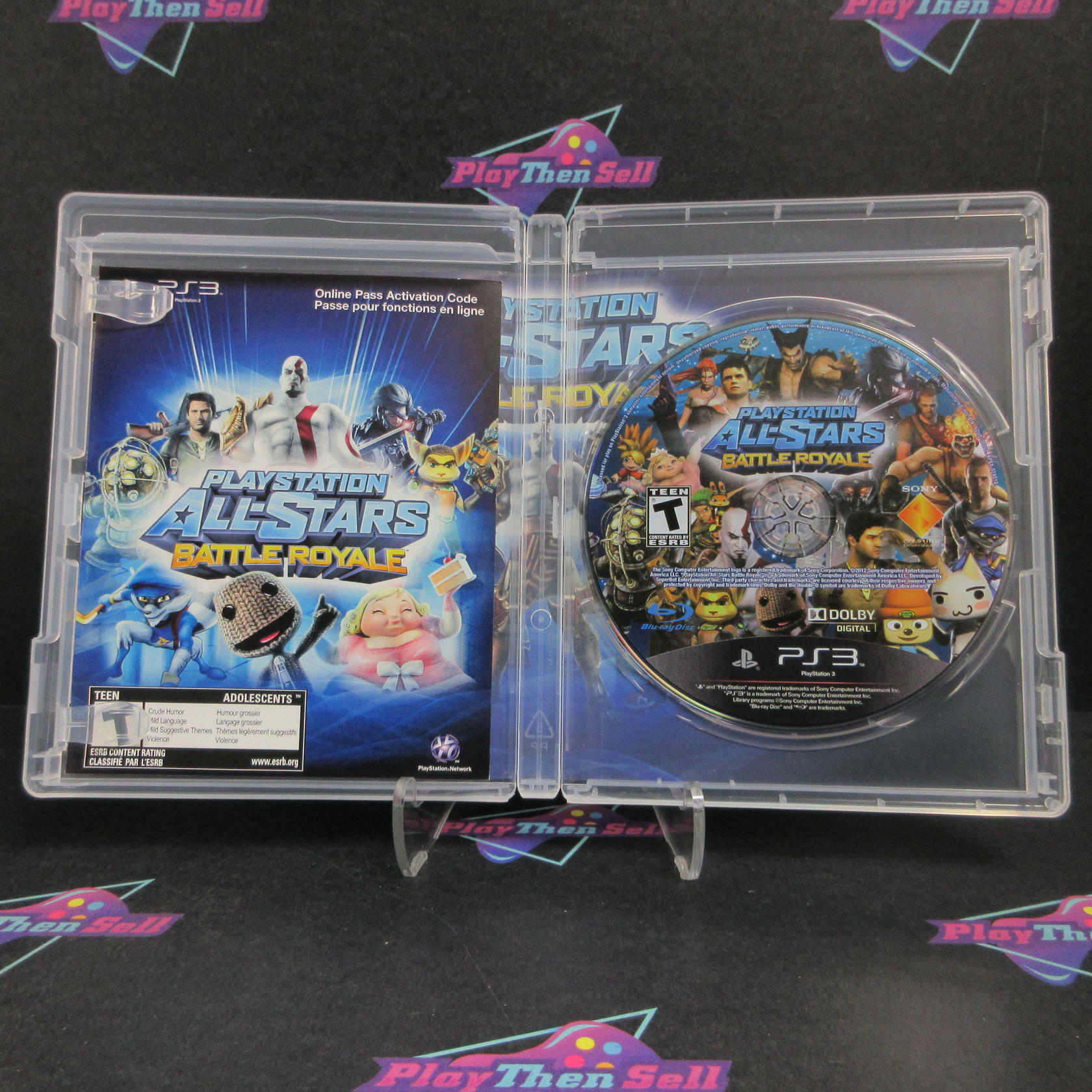 PlayStation All-Stars Battle Royale PS3 PlayStation 3 Complete - Refurbished