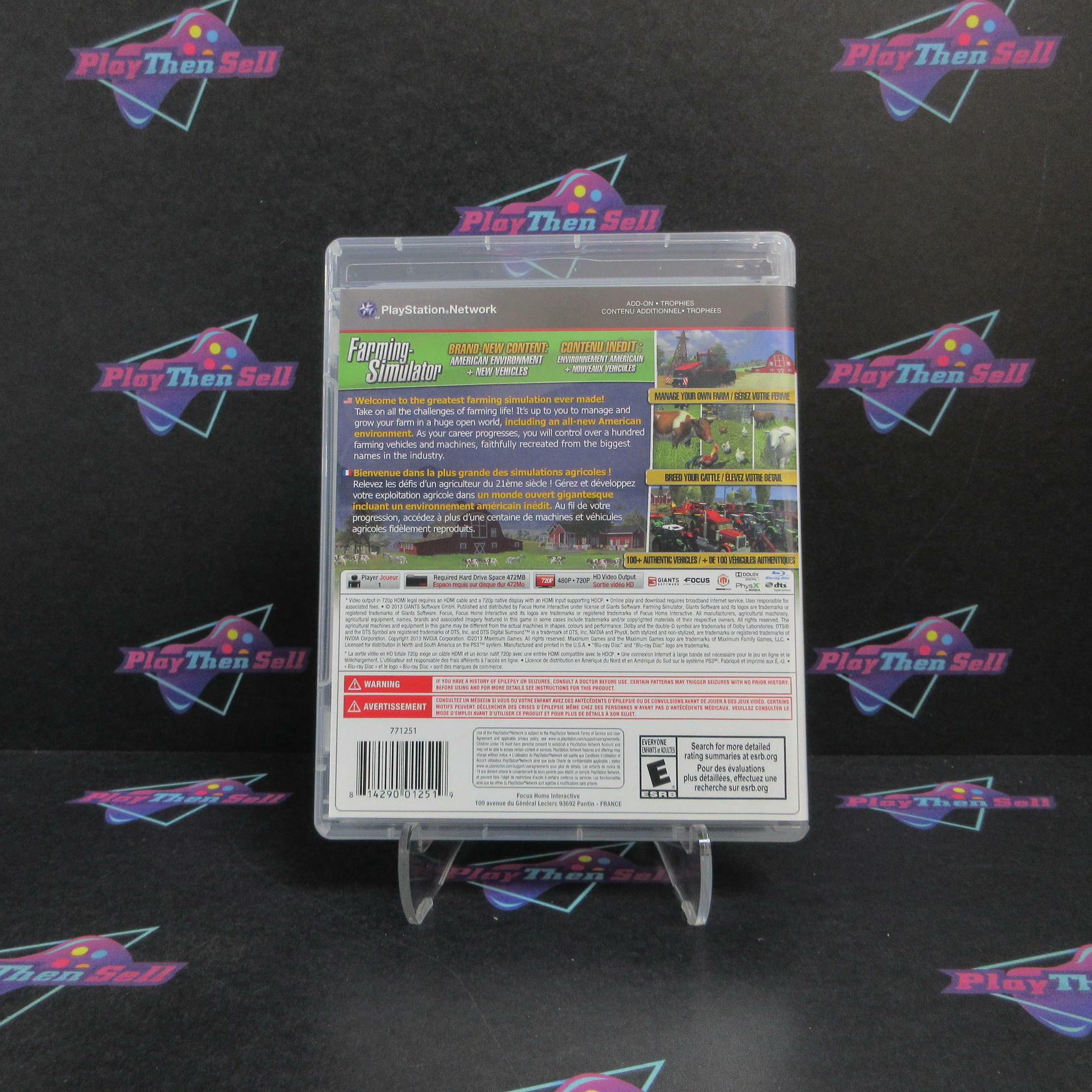 Farming Simulator PS3 PlayStation 3 Complete - Refurbished