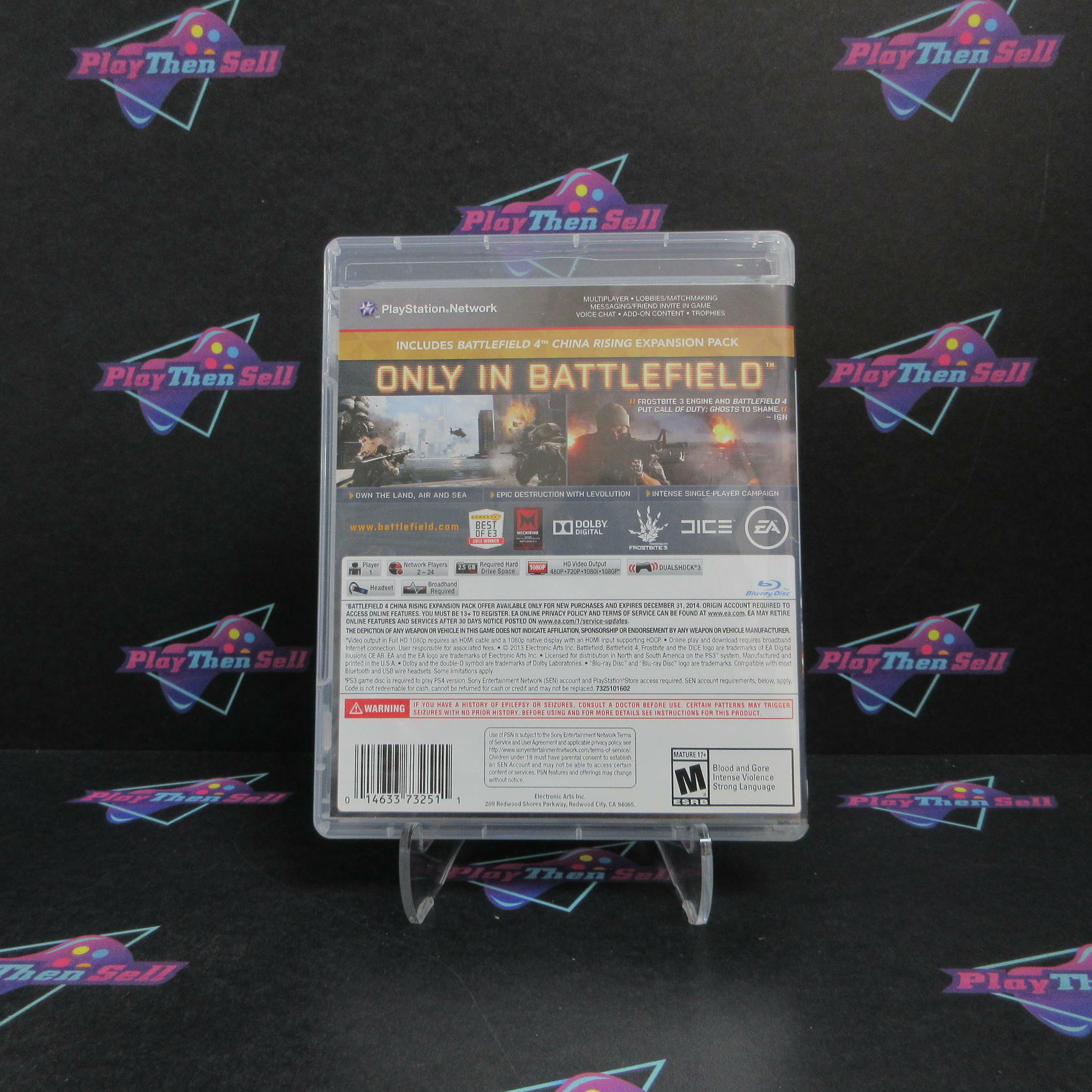 Battlefield 4 Walmart Exclusive PS3 PlayStation 3 Complete - Refurbished