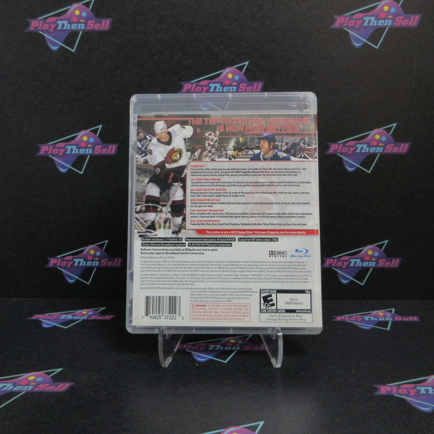 NHL 2K8 PS3 PlayStation 3 Complete - Refurbished