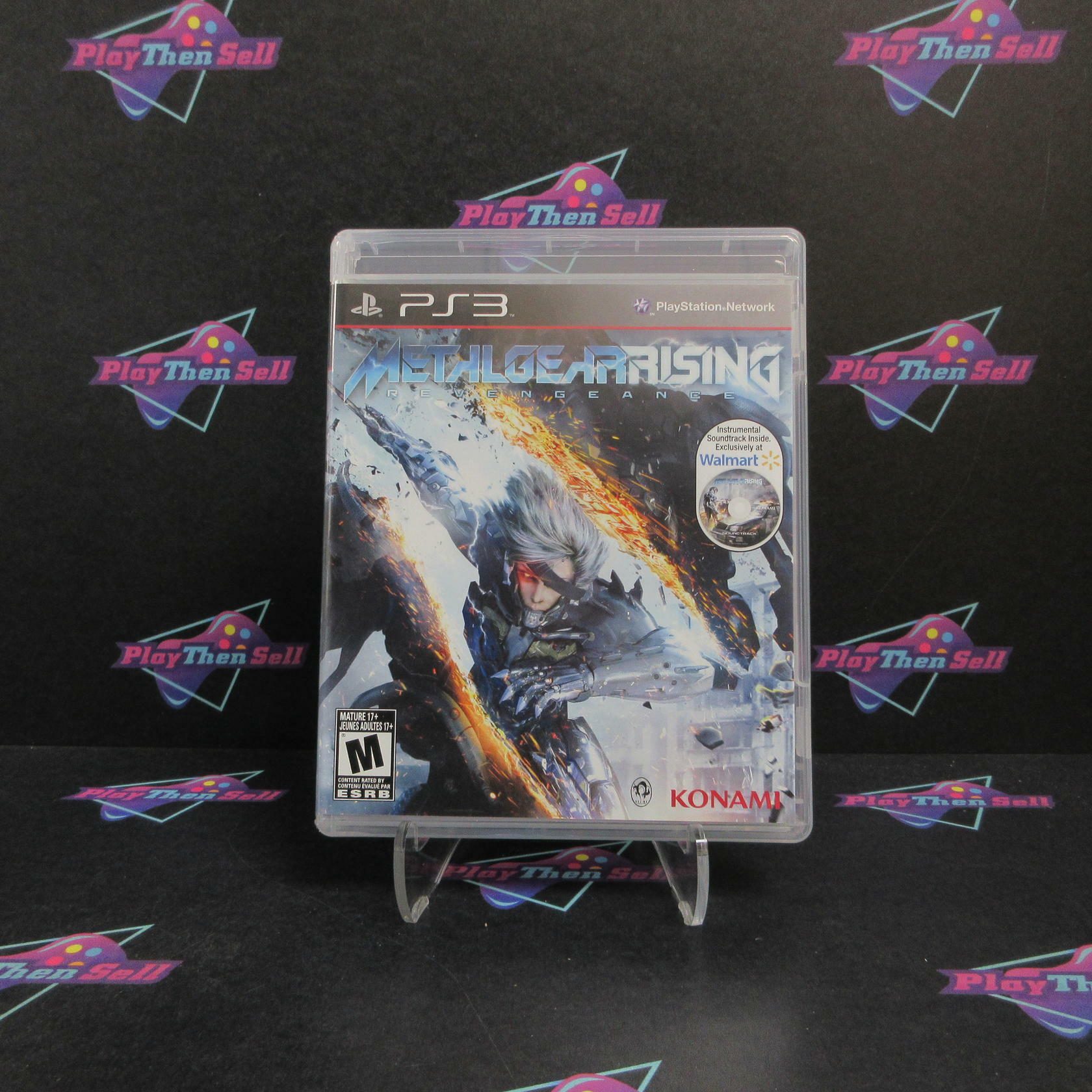 Metal Gear Rising Revengeance PS3 PlayStation 3 +Soundtrack Complete - Refurbished
