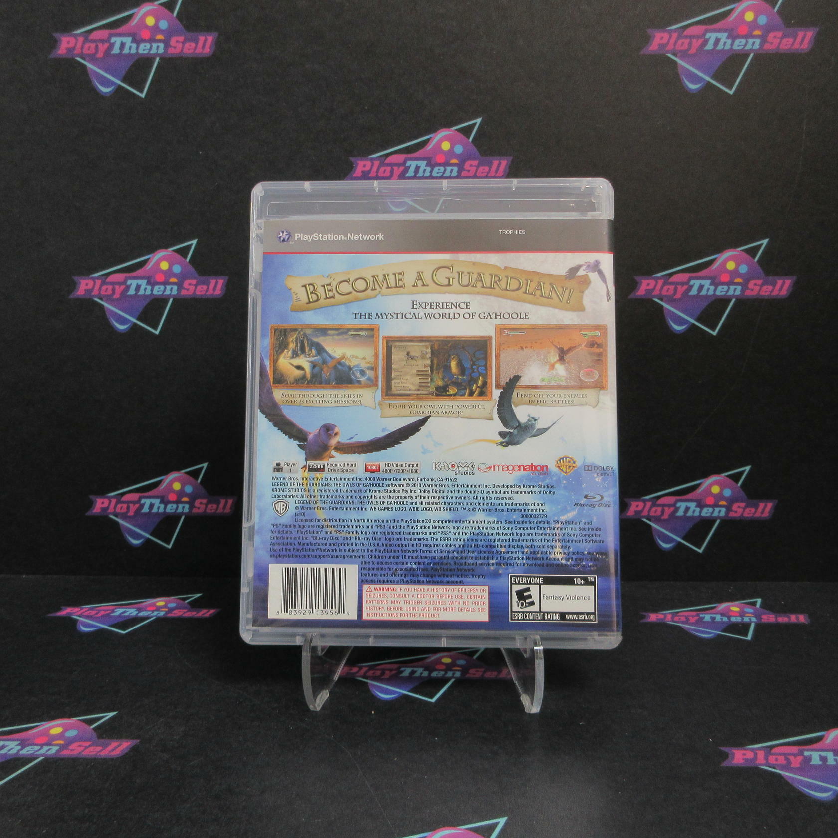 Legend of the Guardians Owls of Ga'Hoole PS3 PlayStation 3 Complete - Refurbished