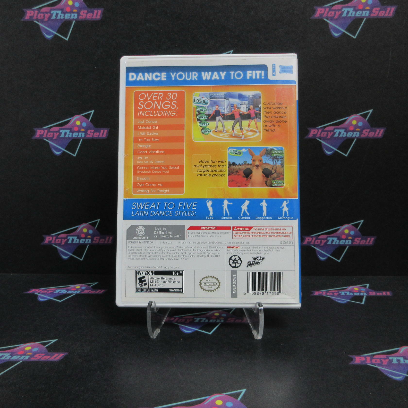 Gold's Gym Dance Workout Nintendo Wii Complete - Very Good